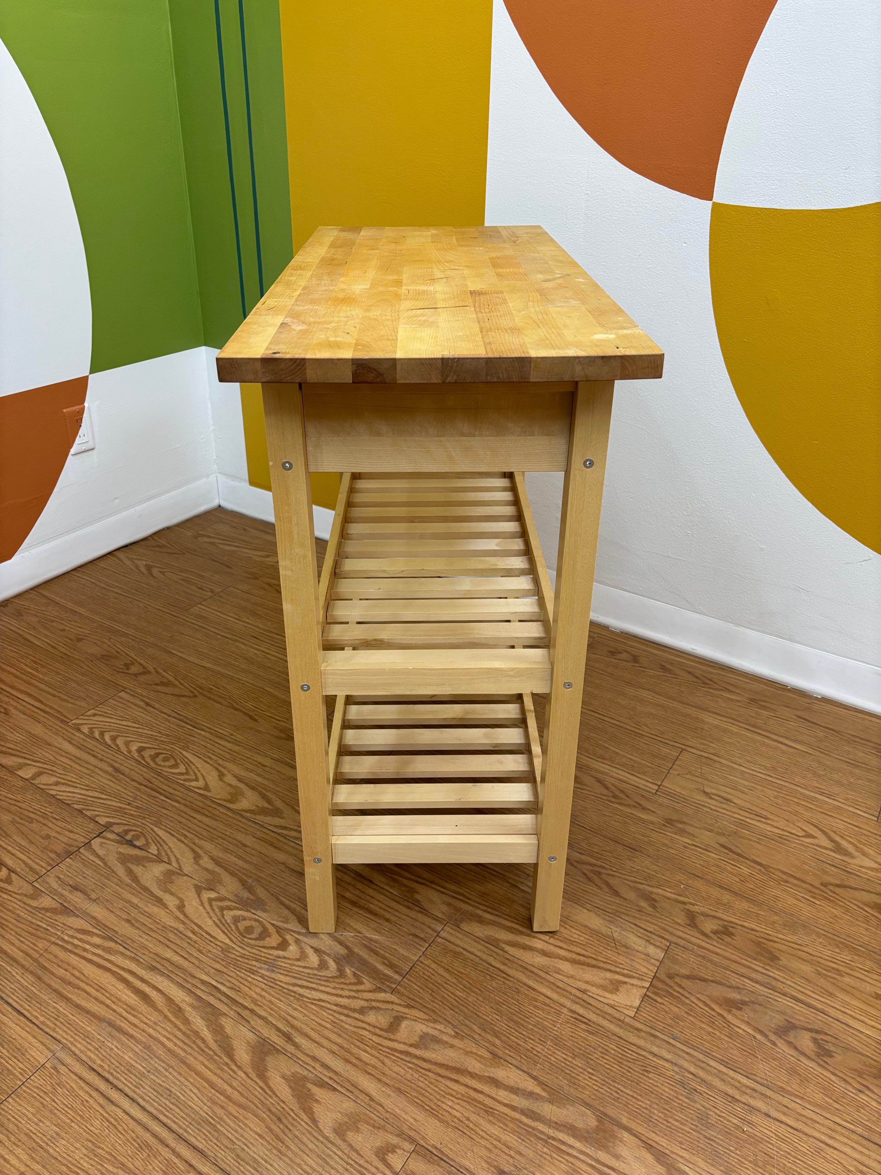 Wood Kitchen Cart