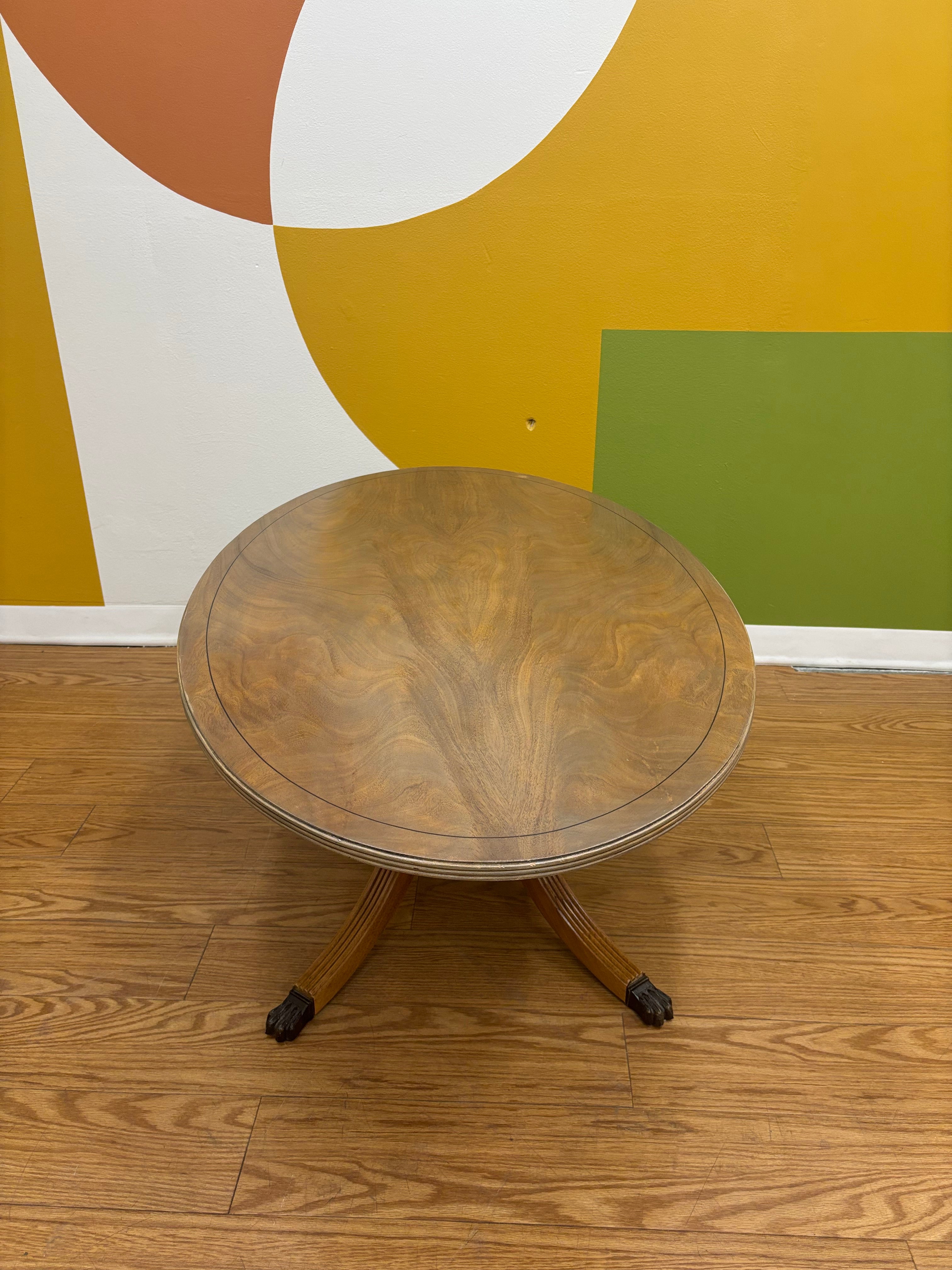 Wood Oval Coffee Table