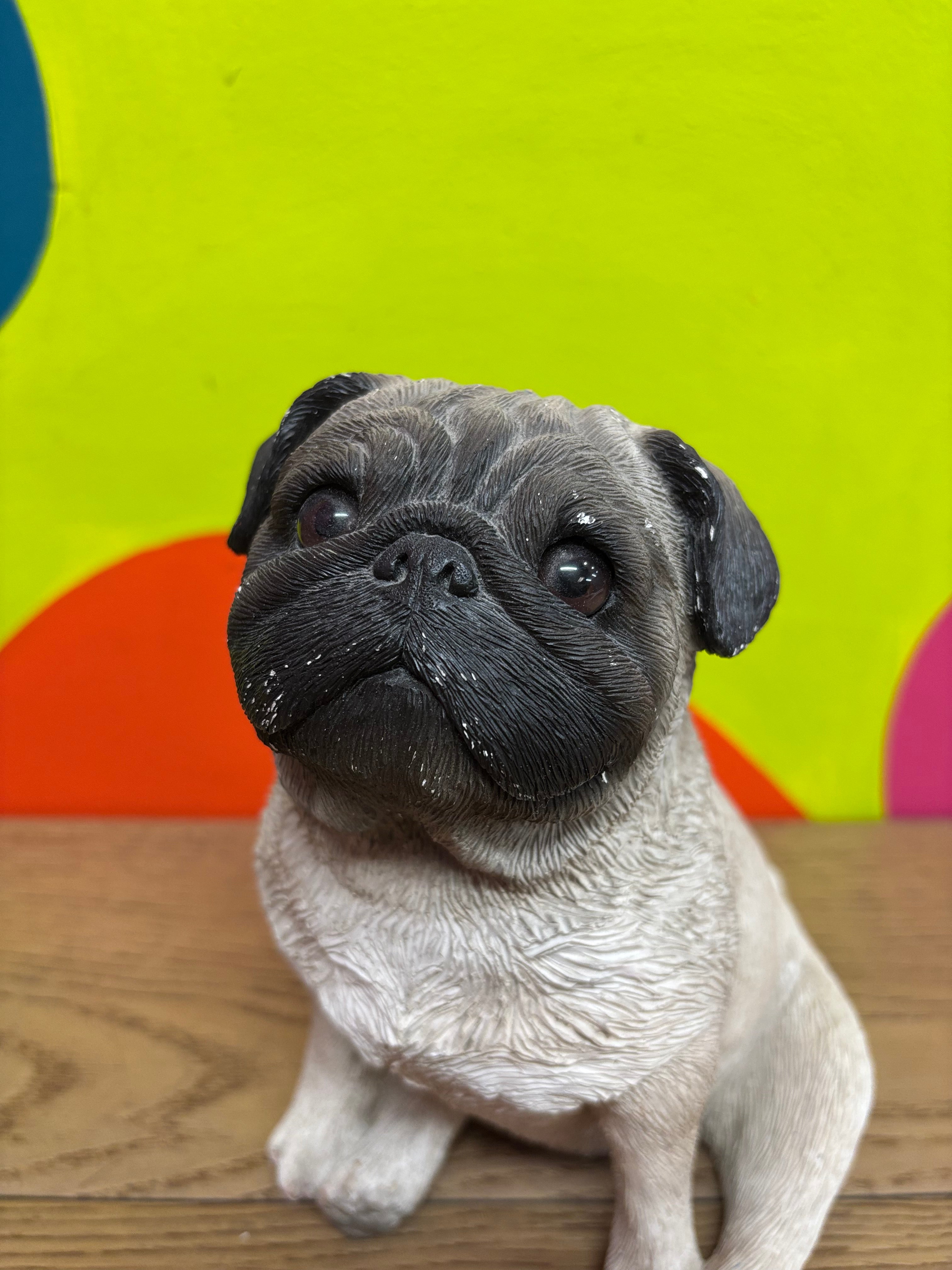 Sandicast Pug Sculpture