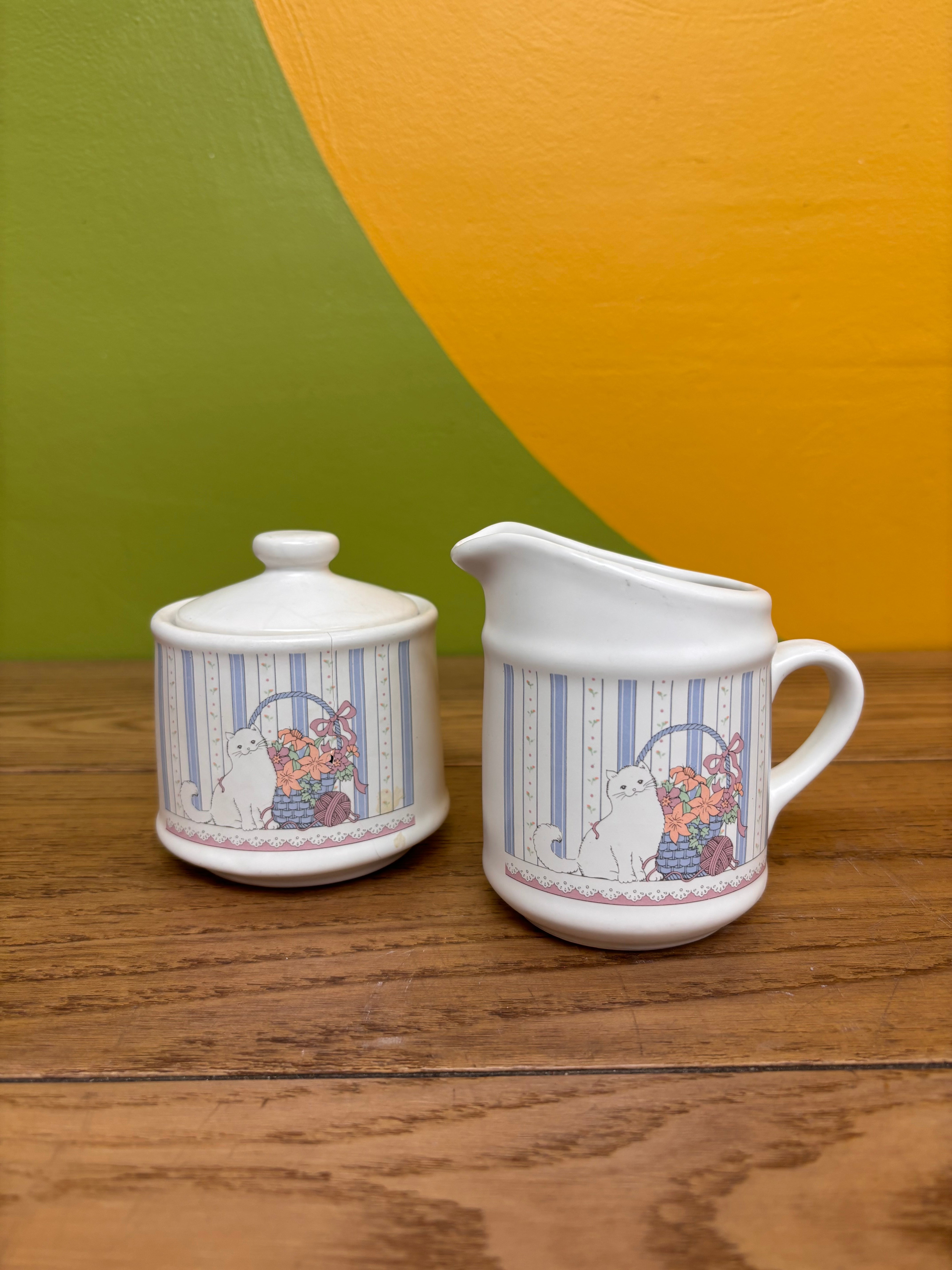 Cat Ceramic Set