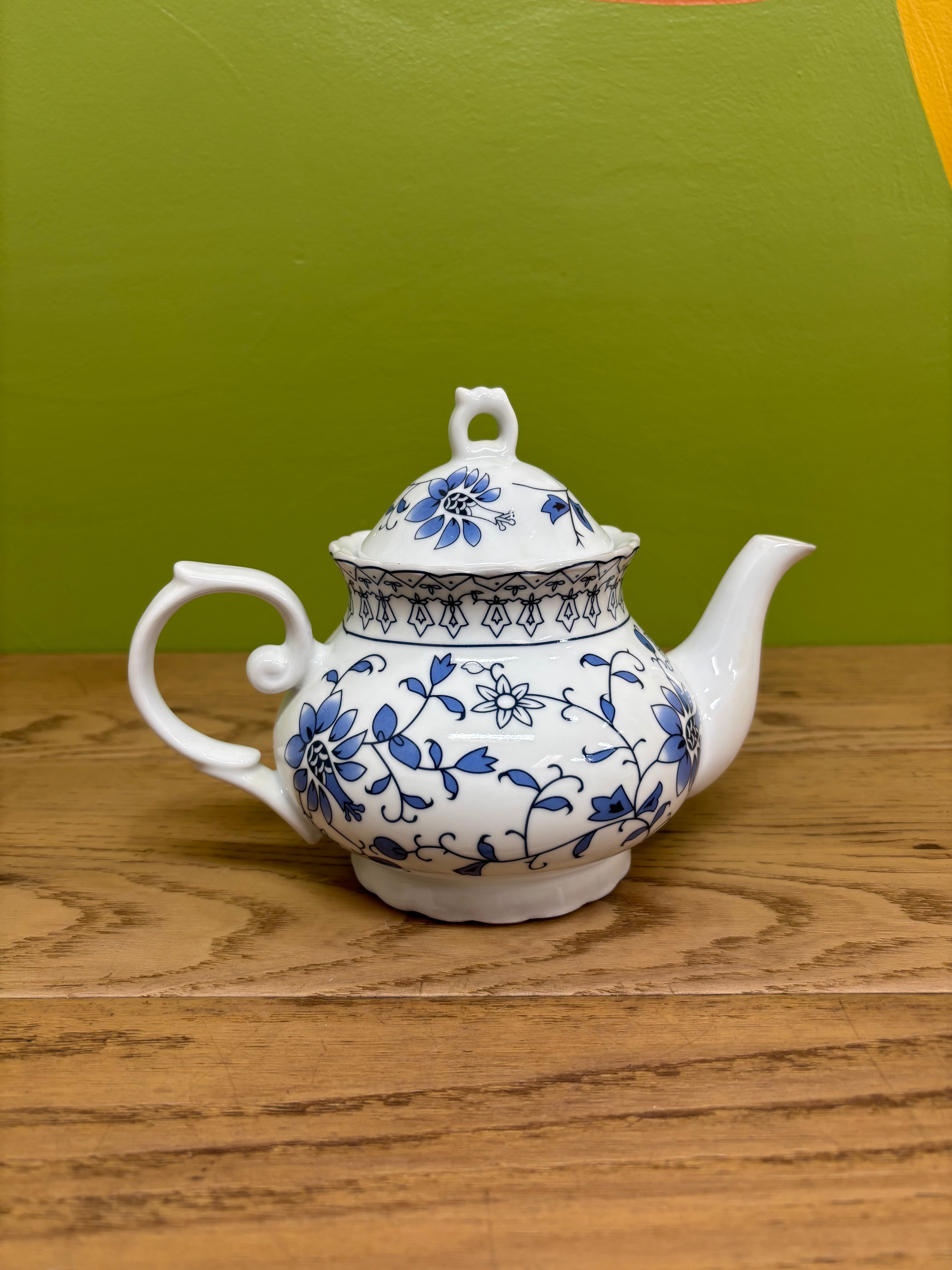 Blue and White Teapot