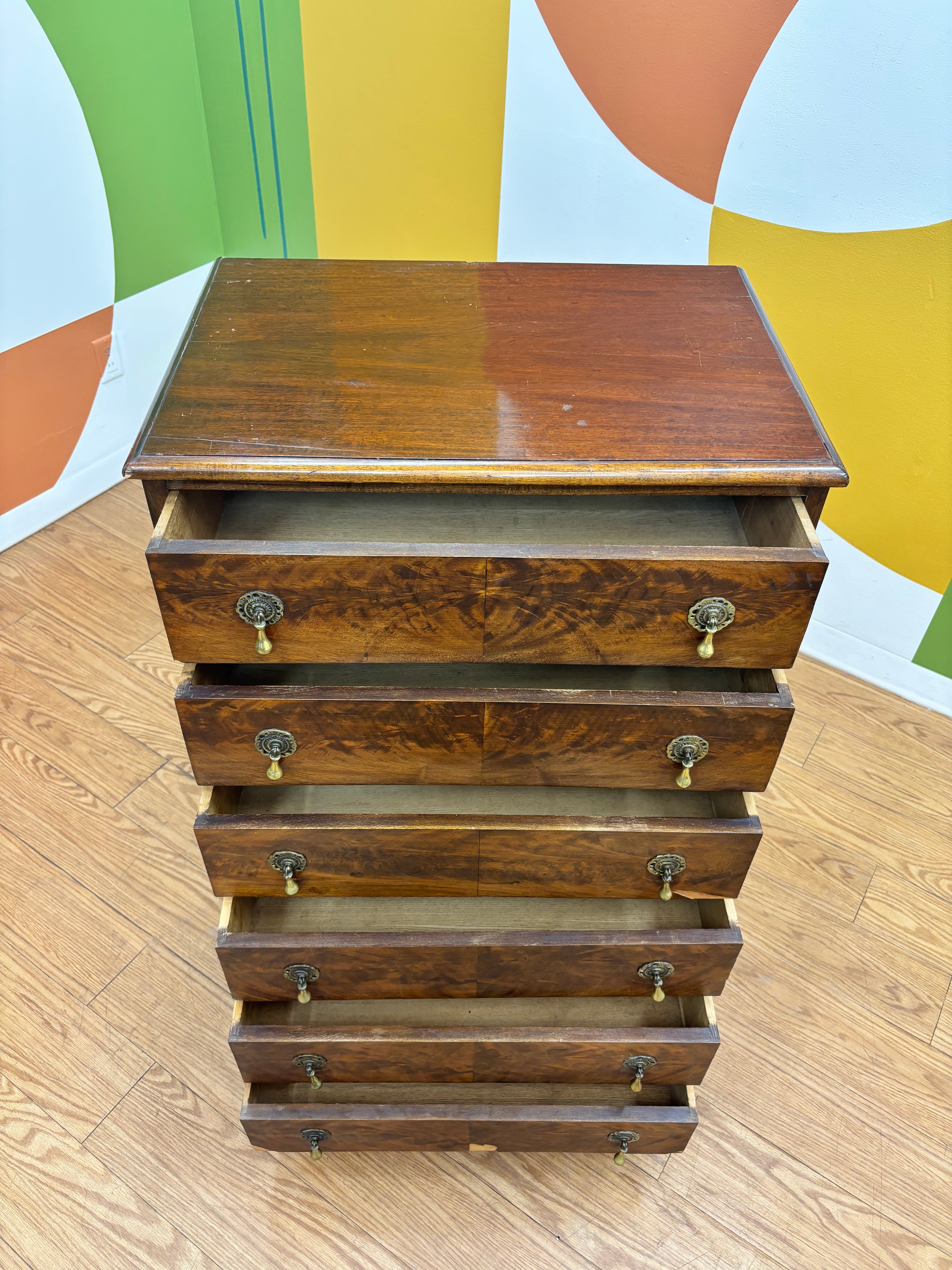 6-Drawer Wood Dresser