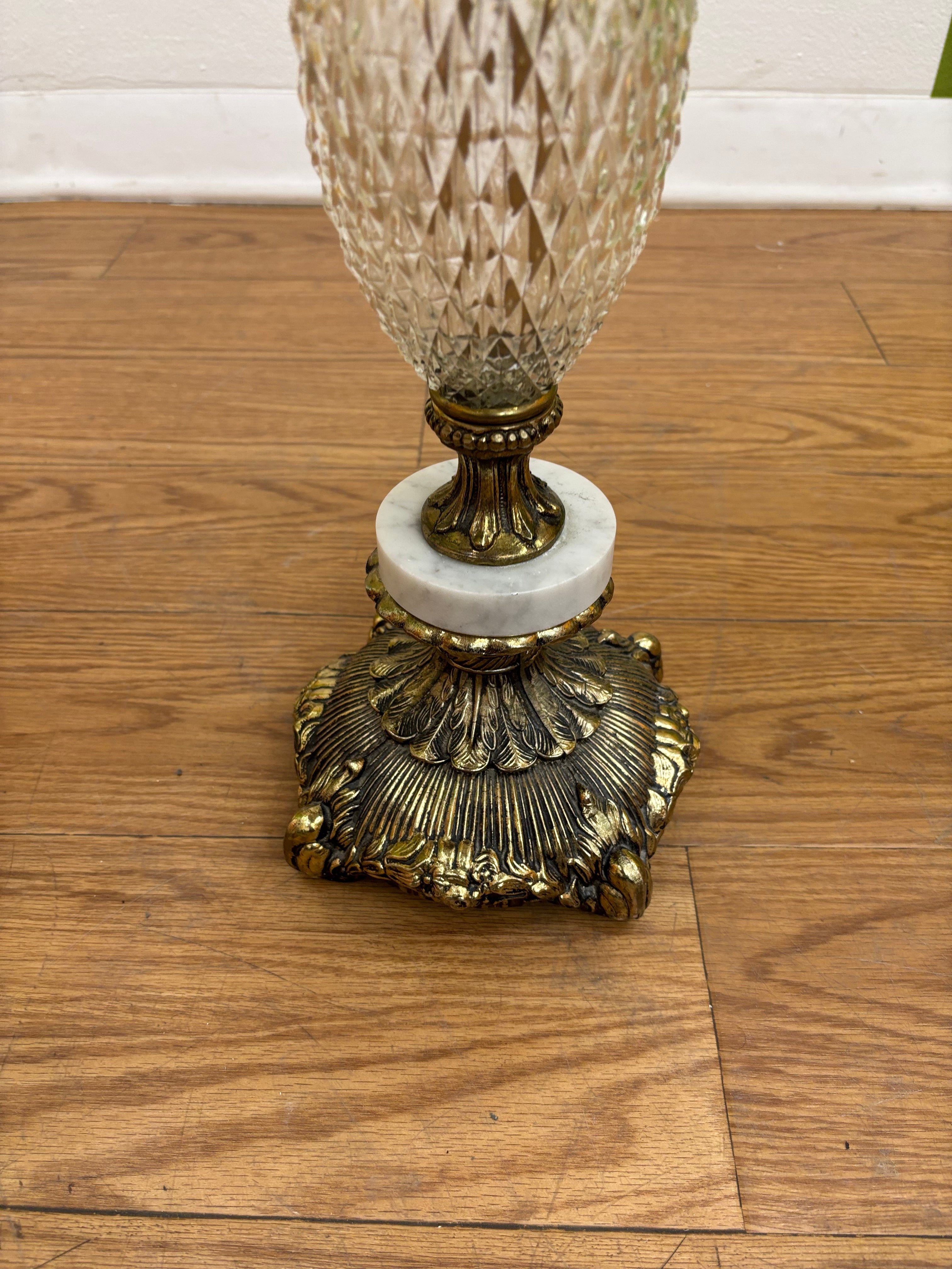 White Marble Side Table
