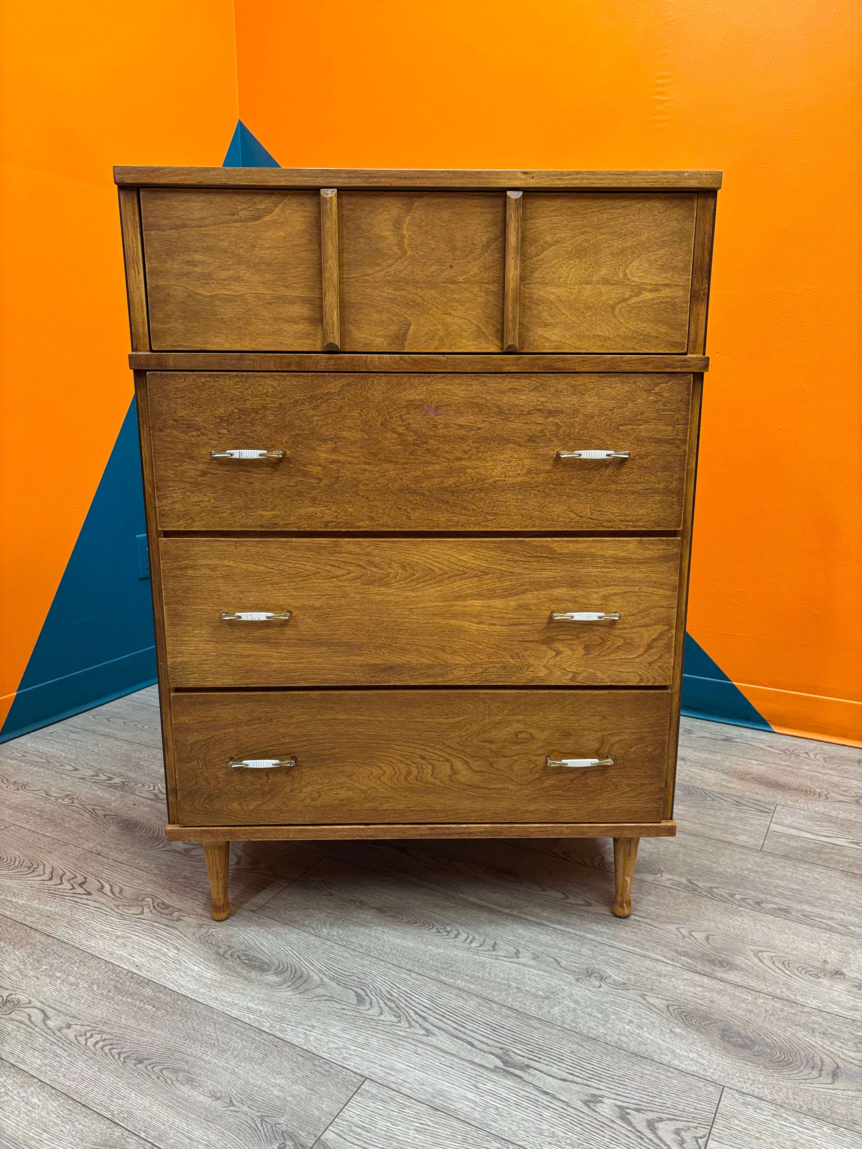 Wood 4 Drawer Dresser (J.W Kilgour & Bro.)