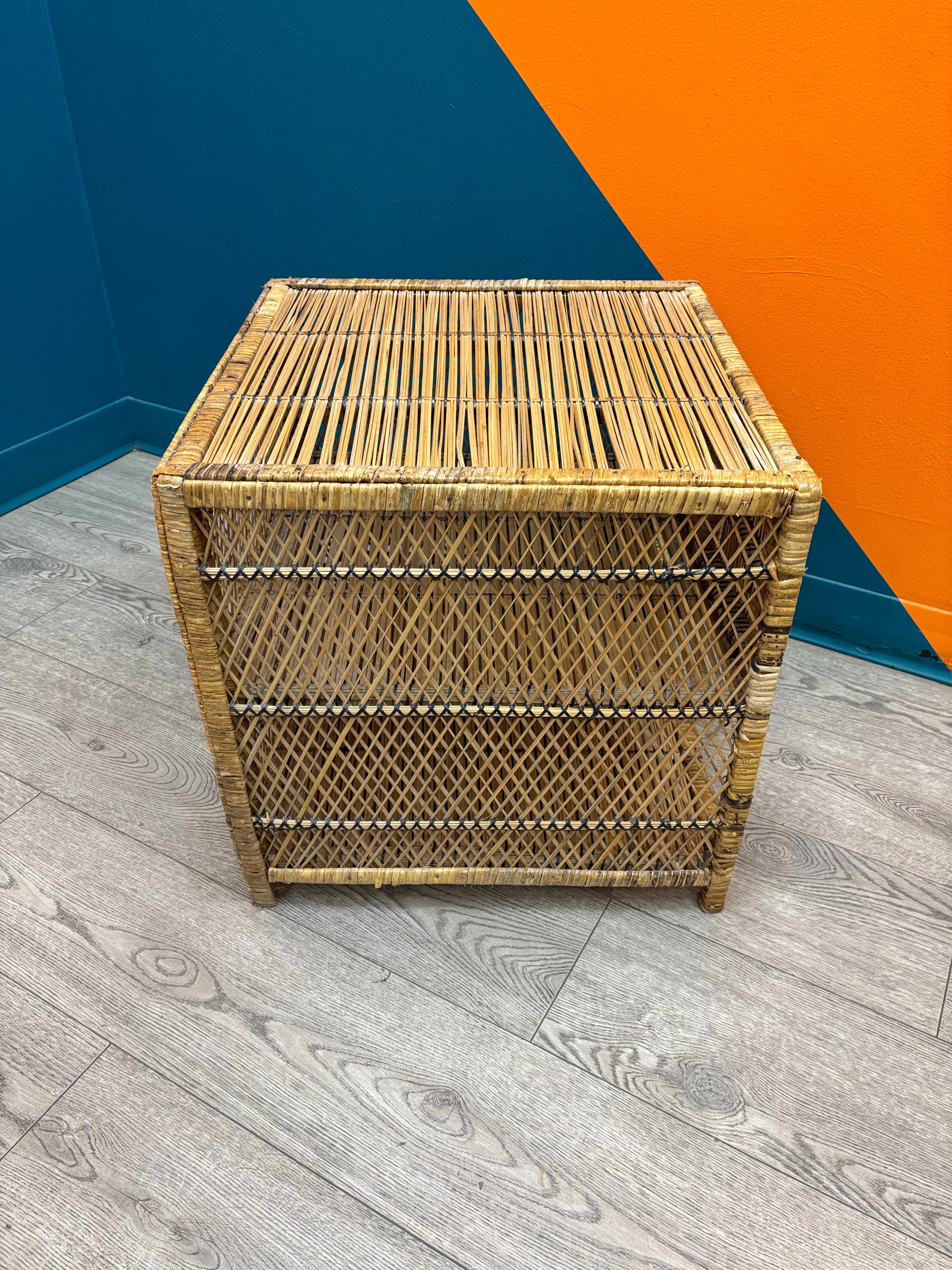 Wicker Nightstand