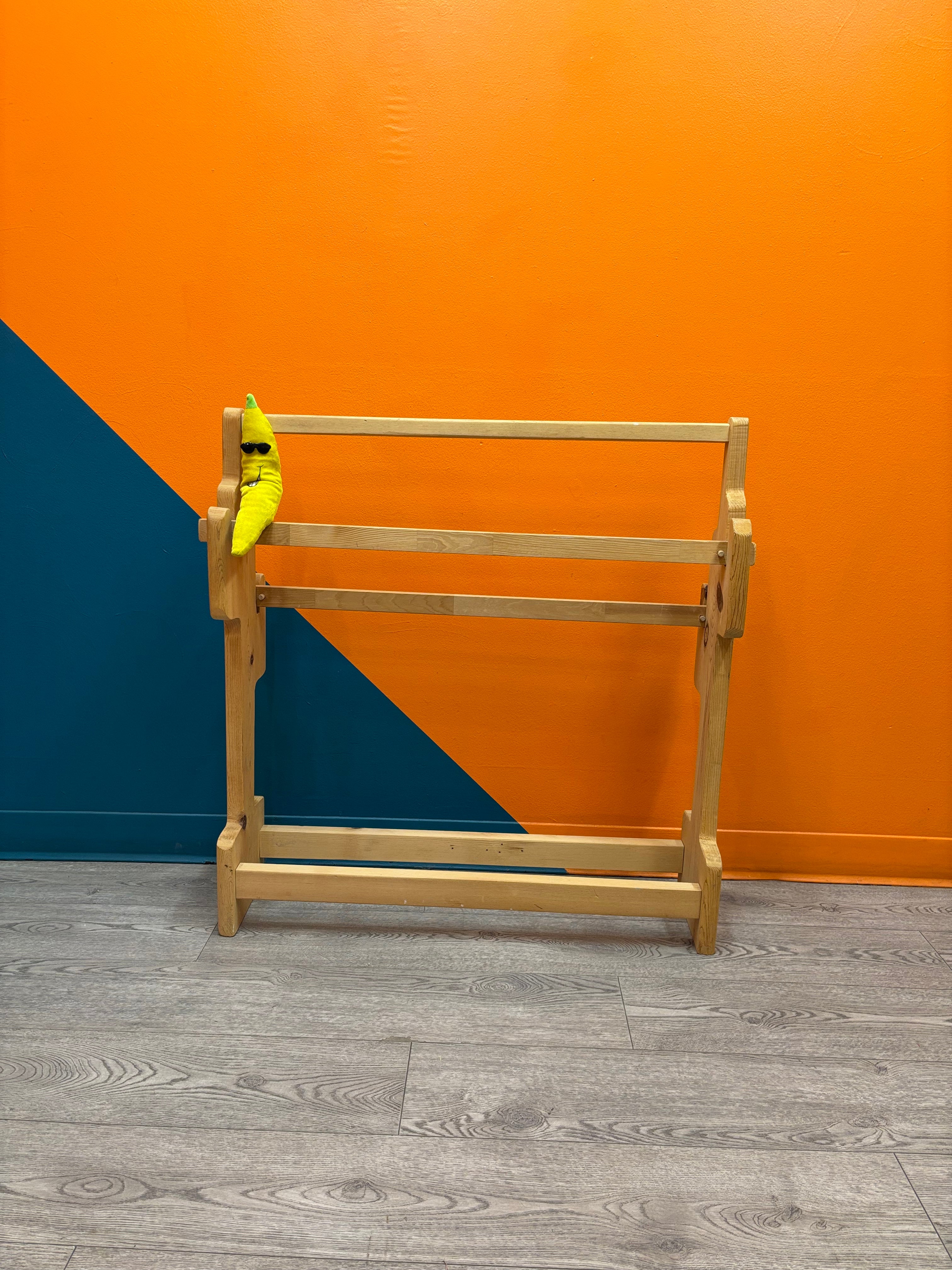 Wooden Blanket Rack