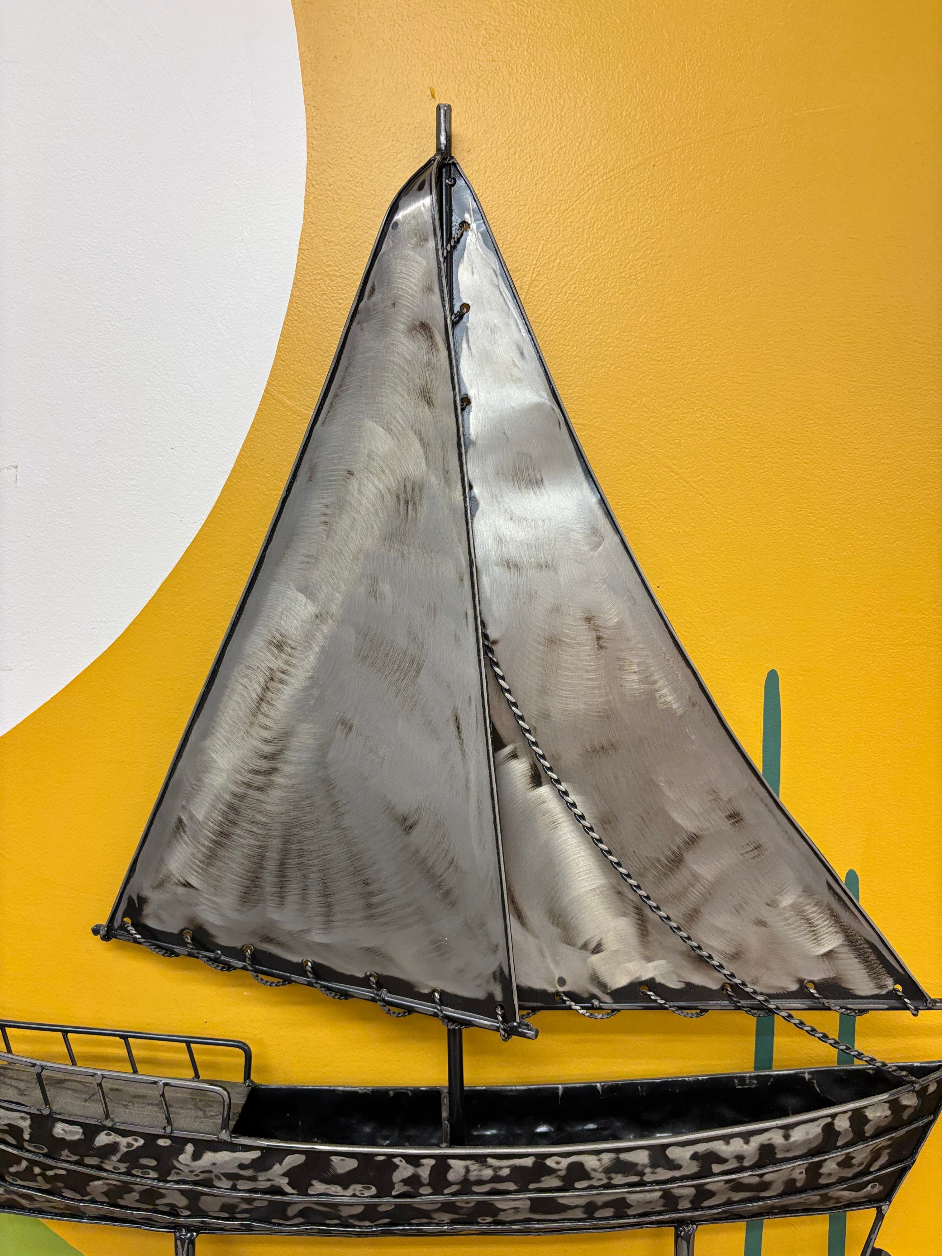 Metal Sailboat