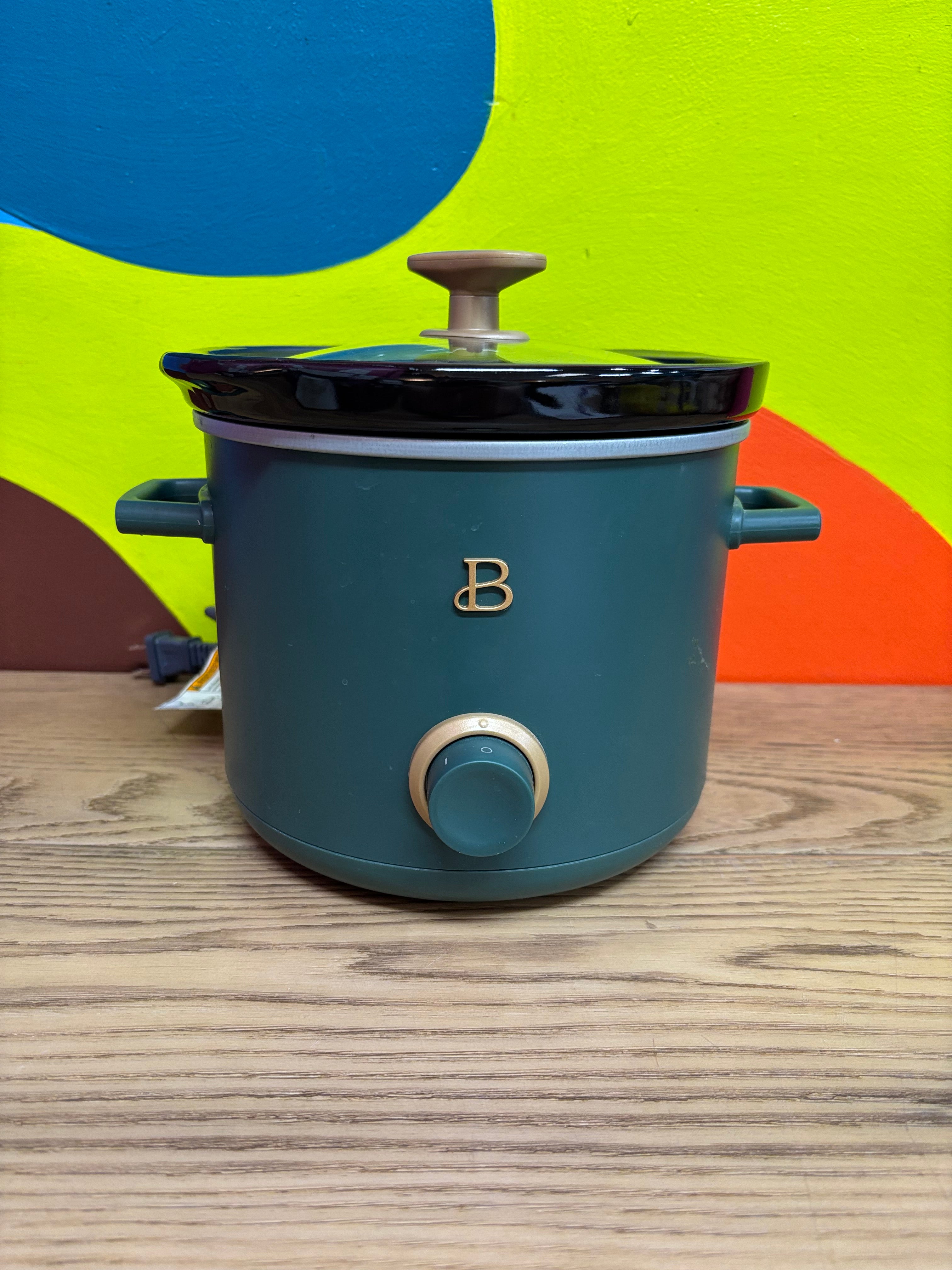 Beautiful by Drew Barrymore Green 2Qt Slow Cooker