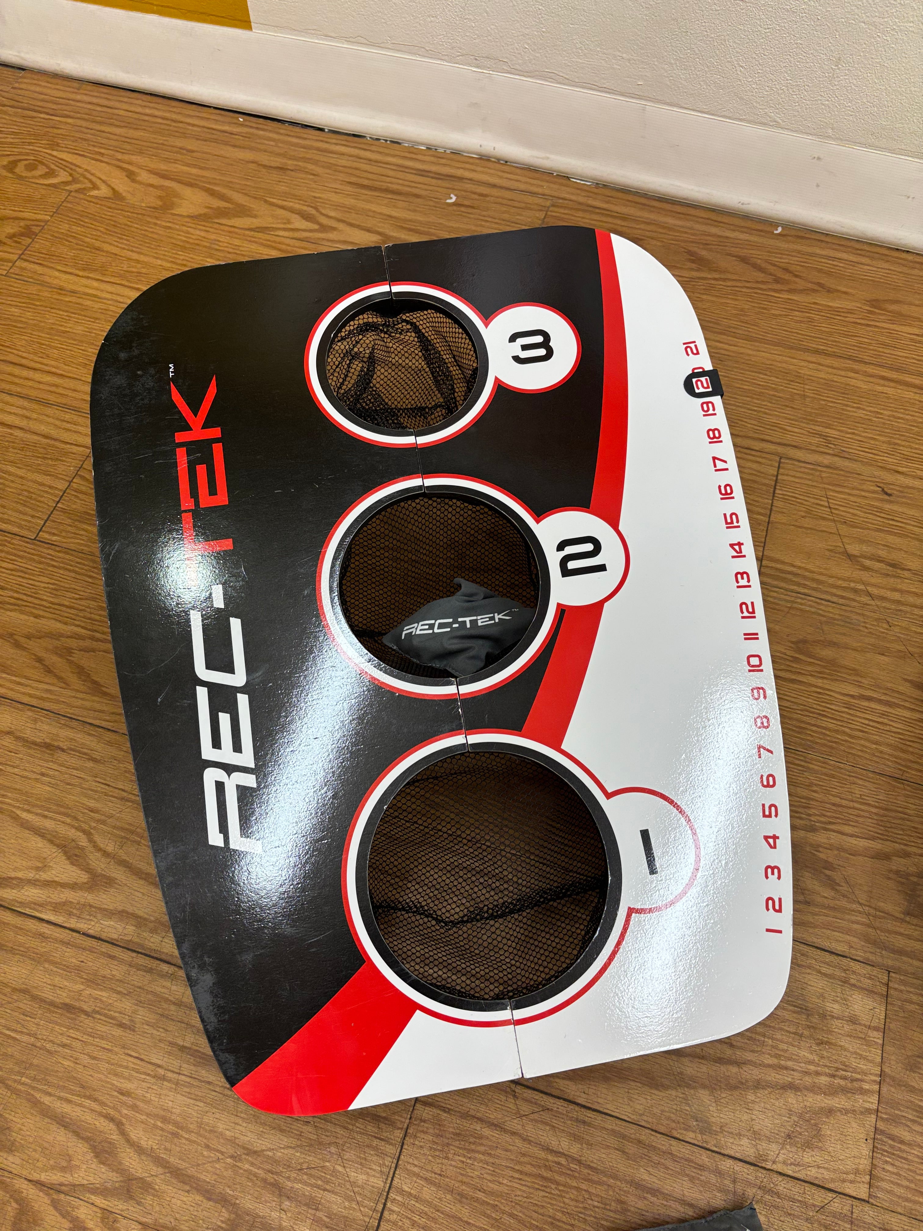 Rec-Tek Three Hole Bean Bag Toss Game