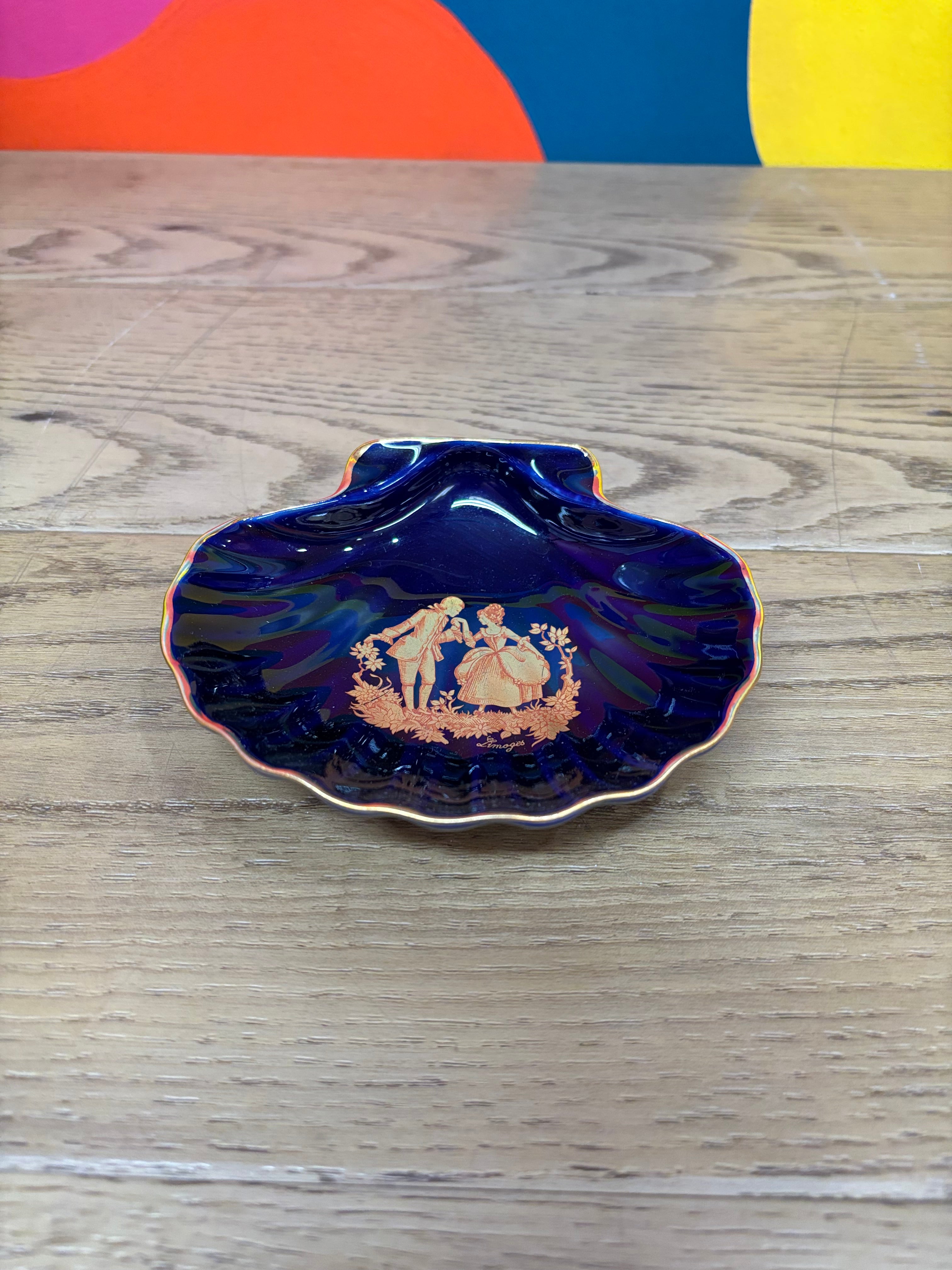 Shell Shaped Trinket Dish (Limoges)