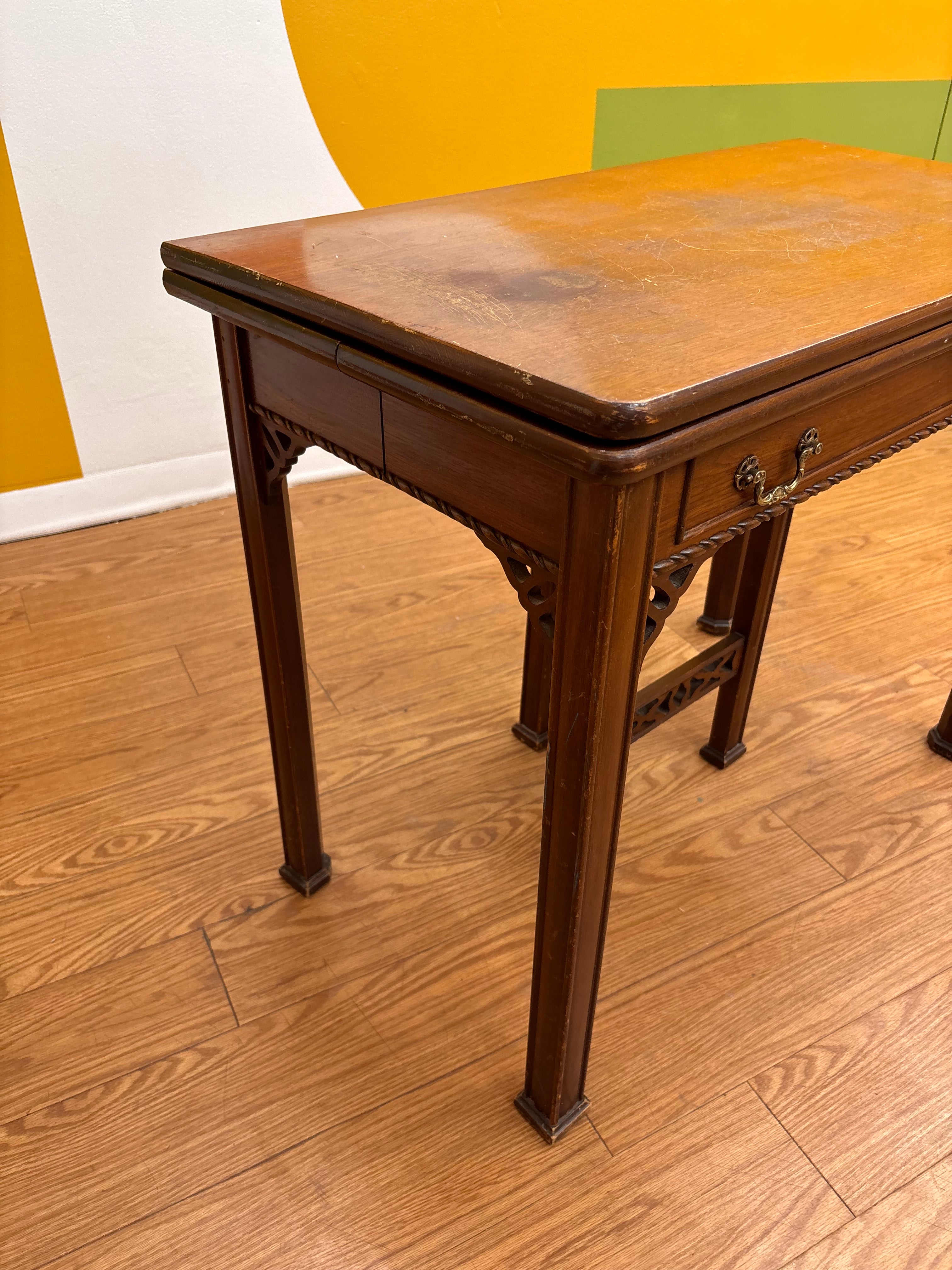 Wood Drop Leaf Dining Table