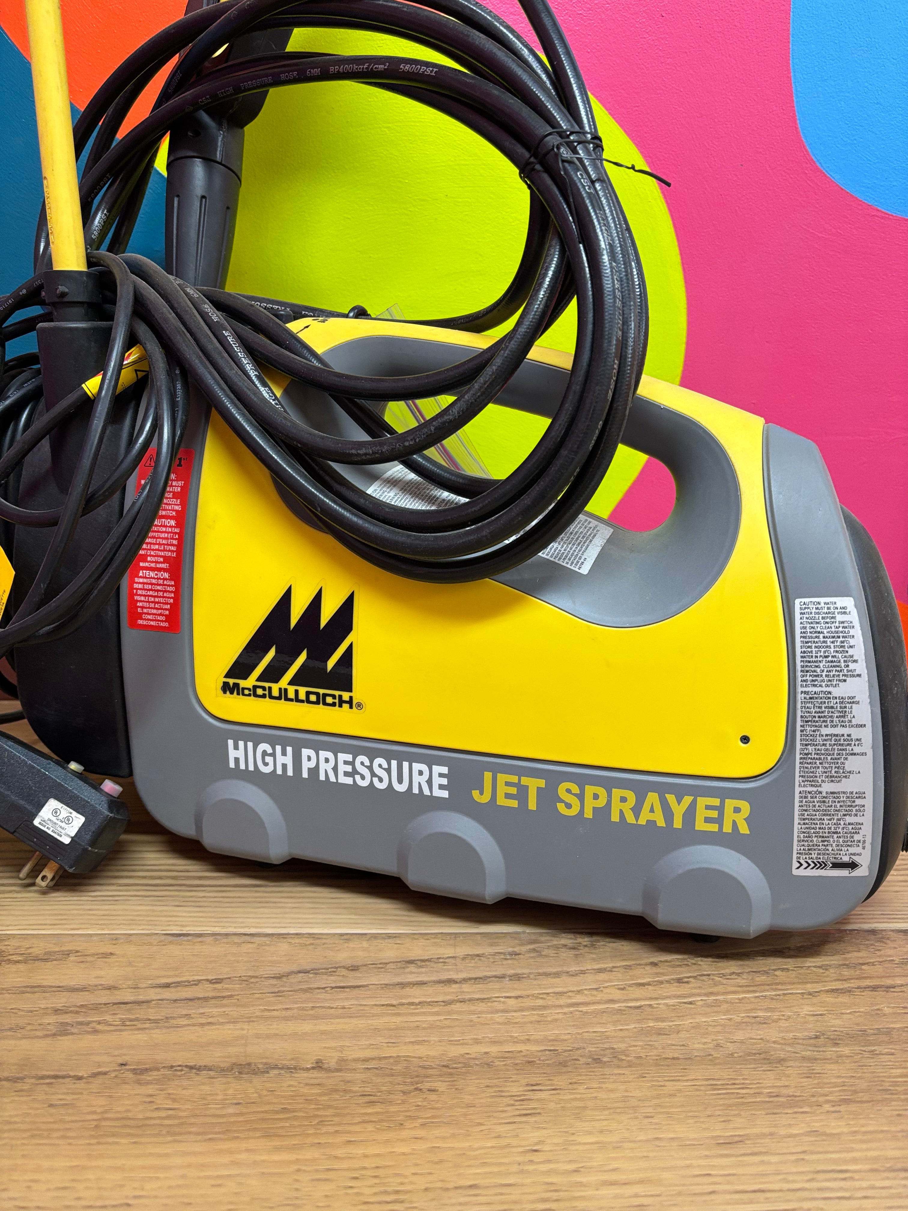 McCulloch High Pressure Jet Sprayer