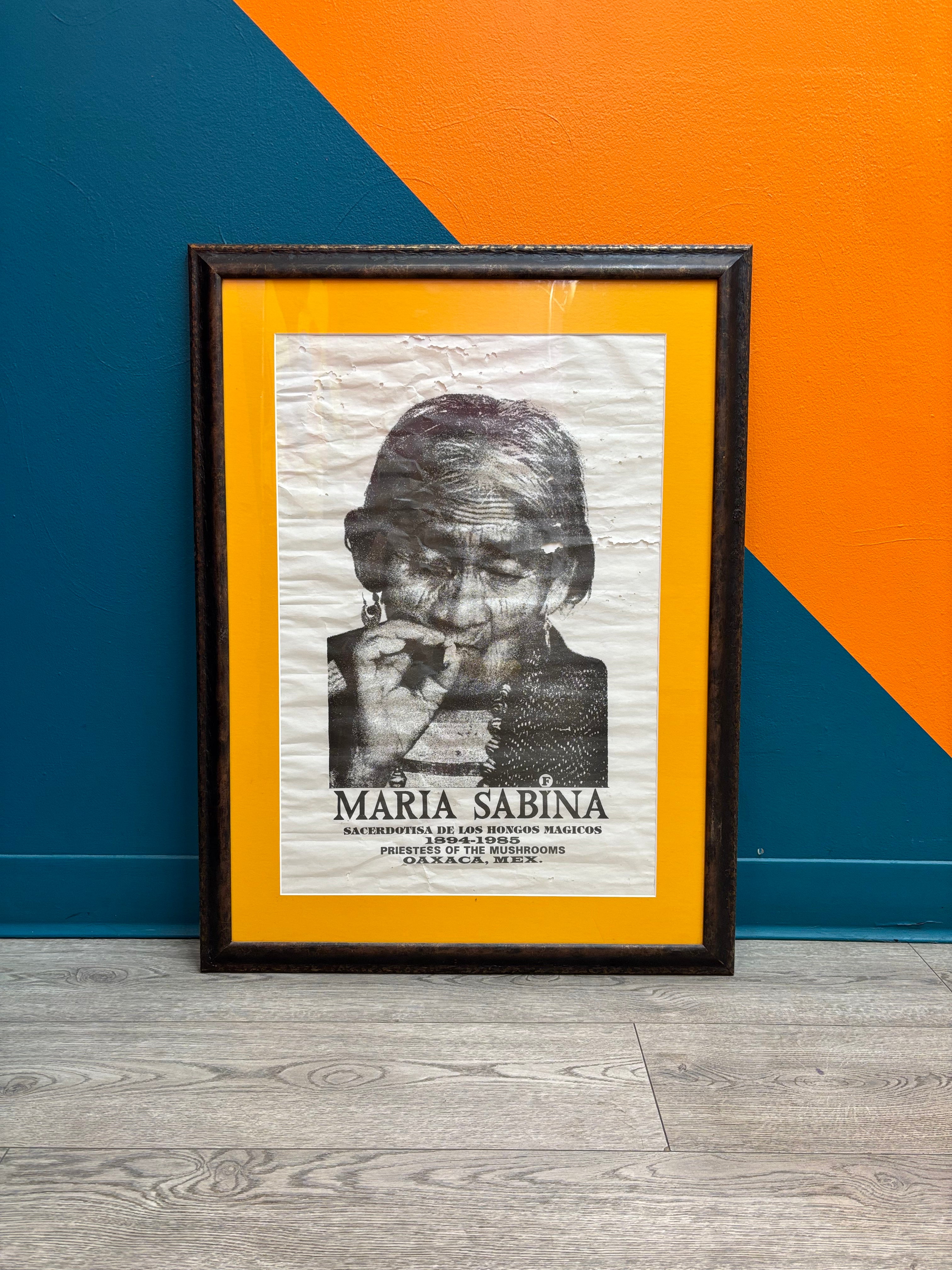 Framed Print of Maria Sabina