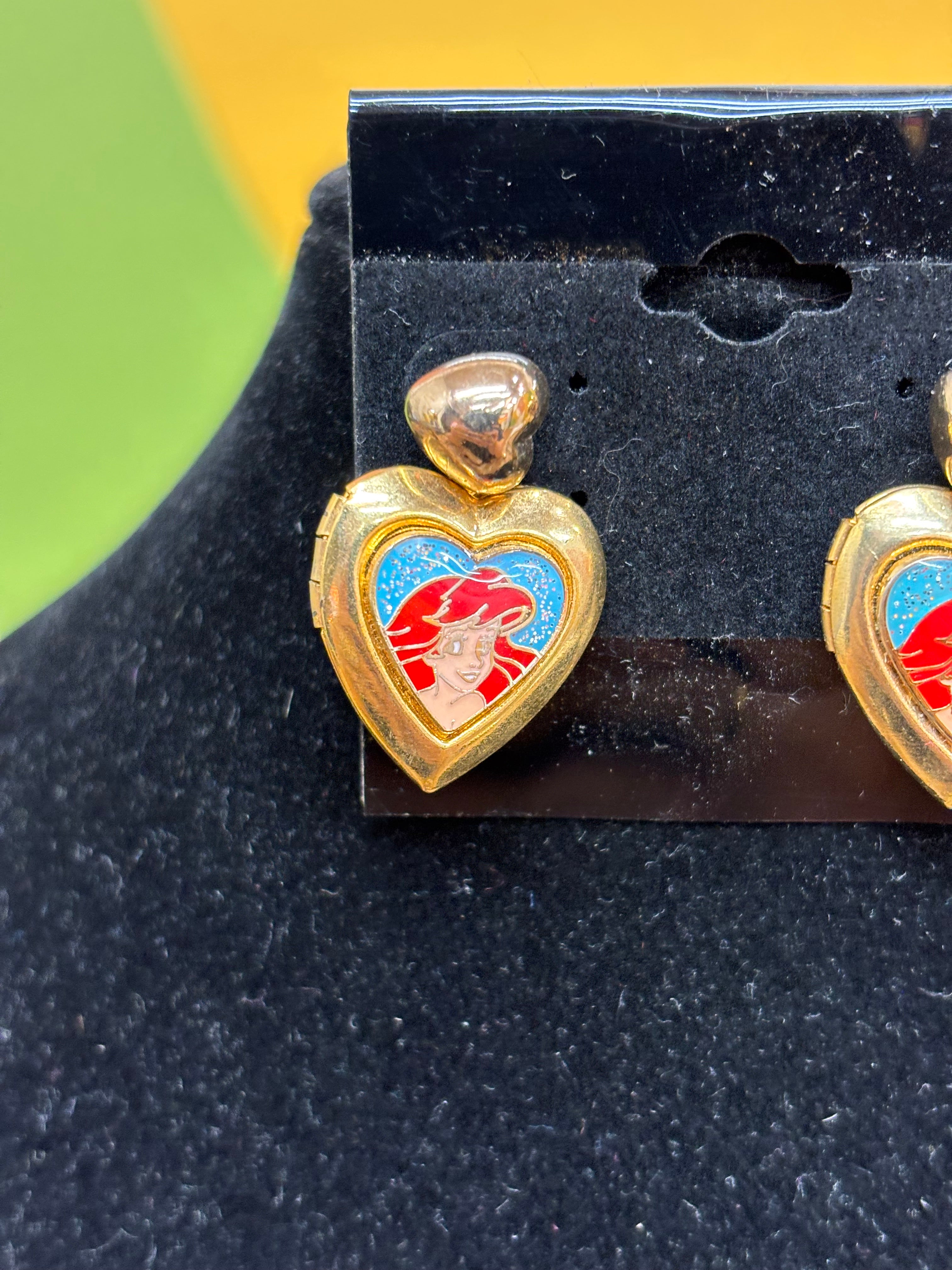 Little Mermaid Locket Earrings