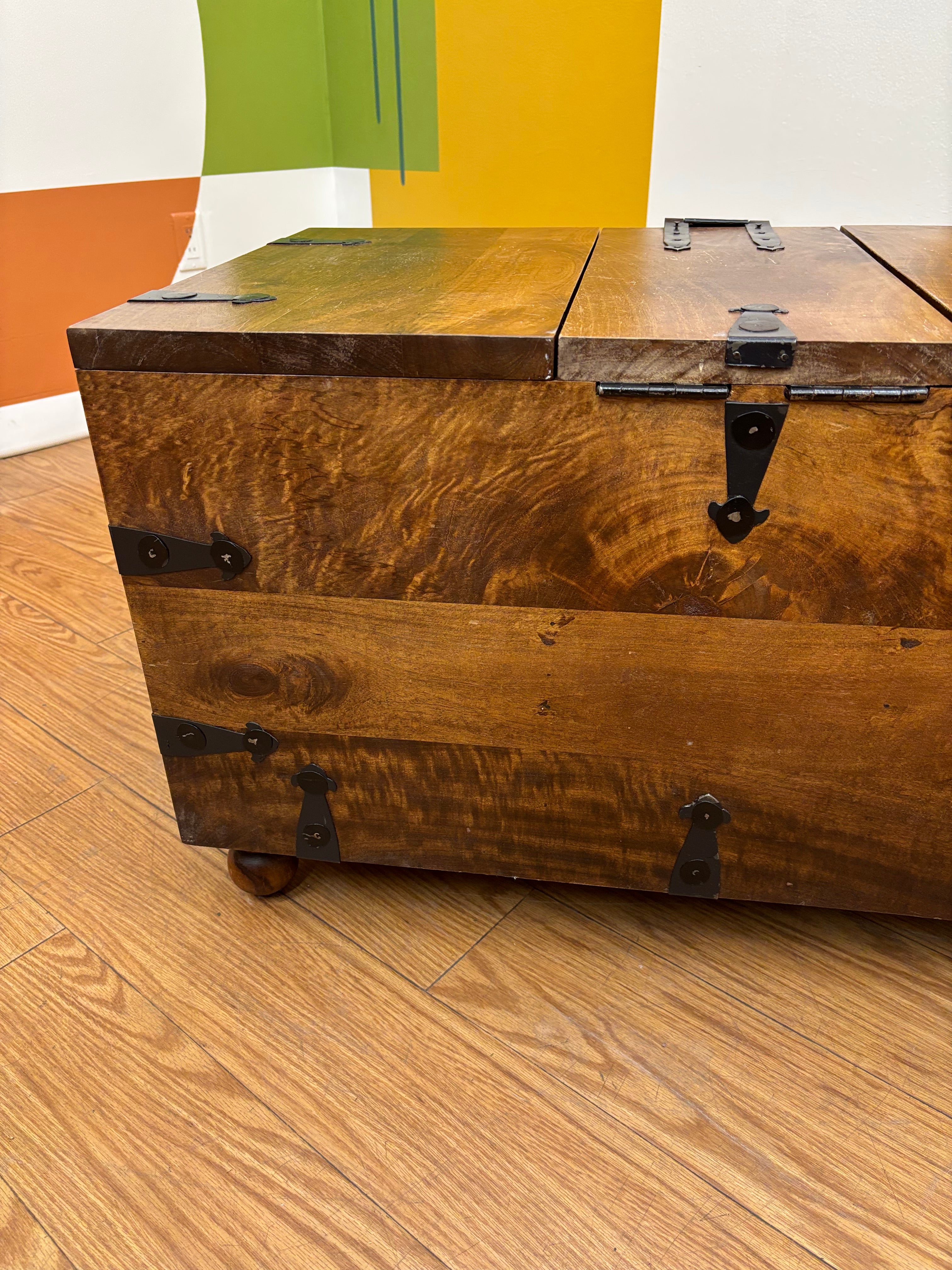 Wood Trunk Coffee Table