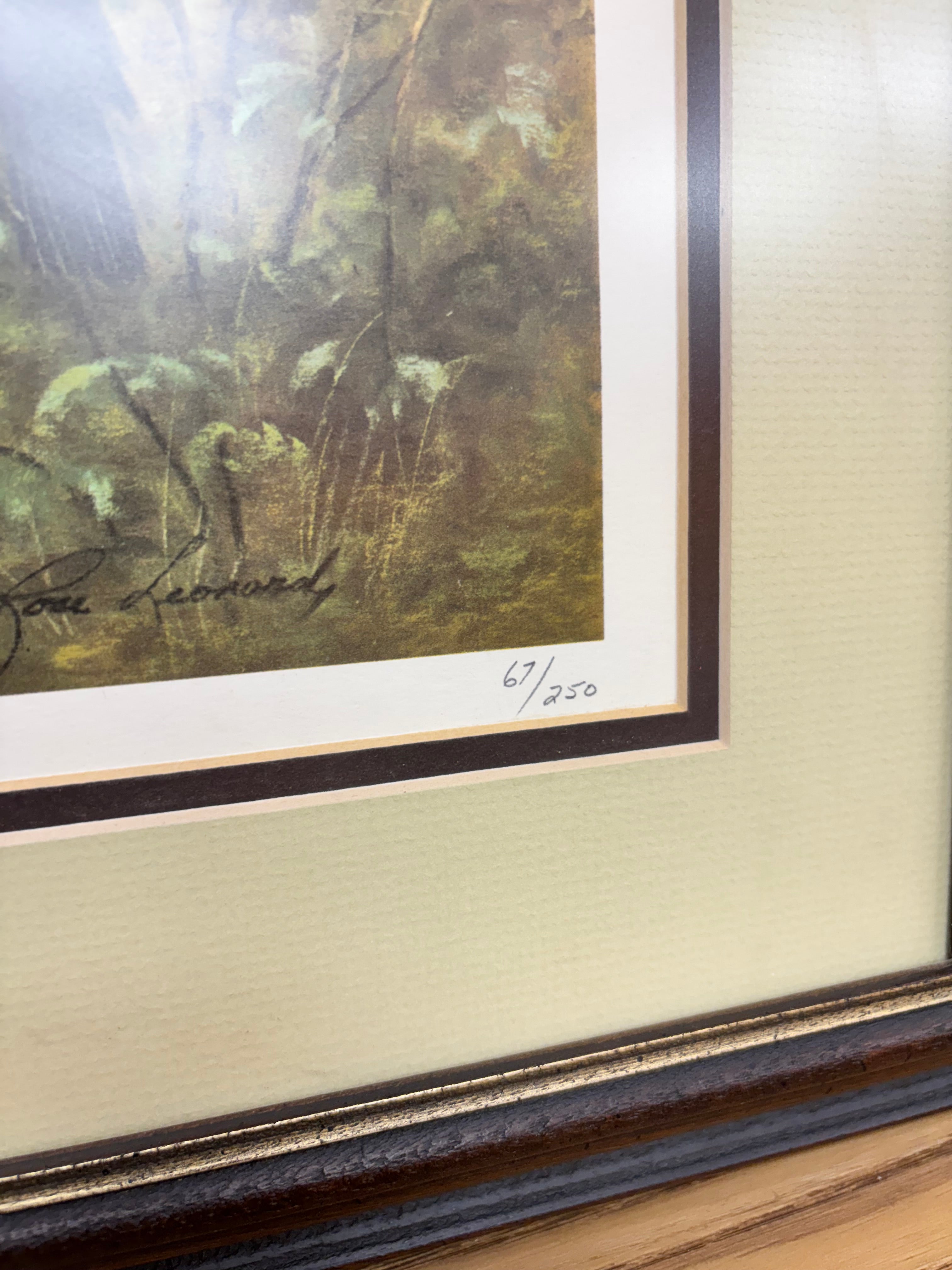 Framed "Peace Conference" Art
