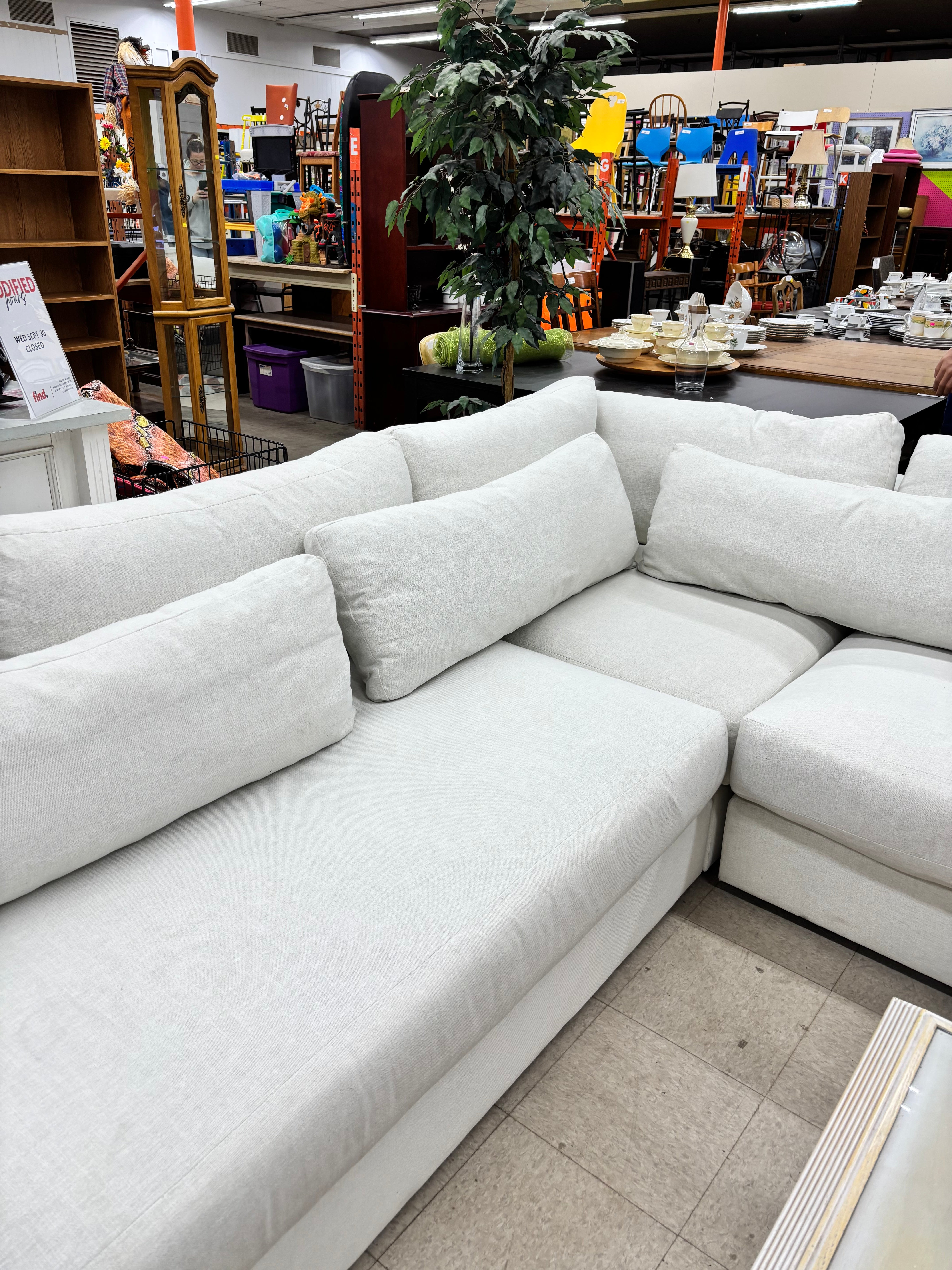 Large Taupe Sectional