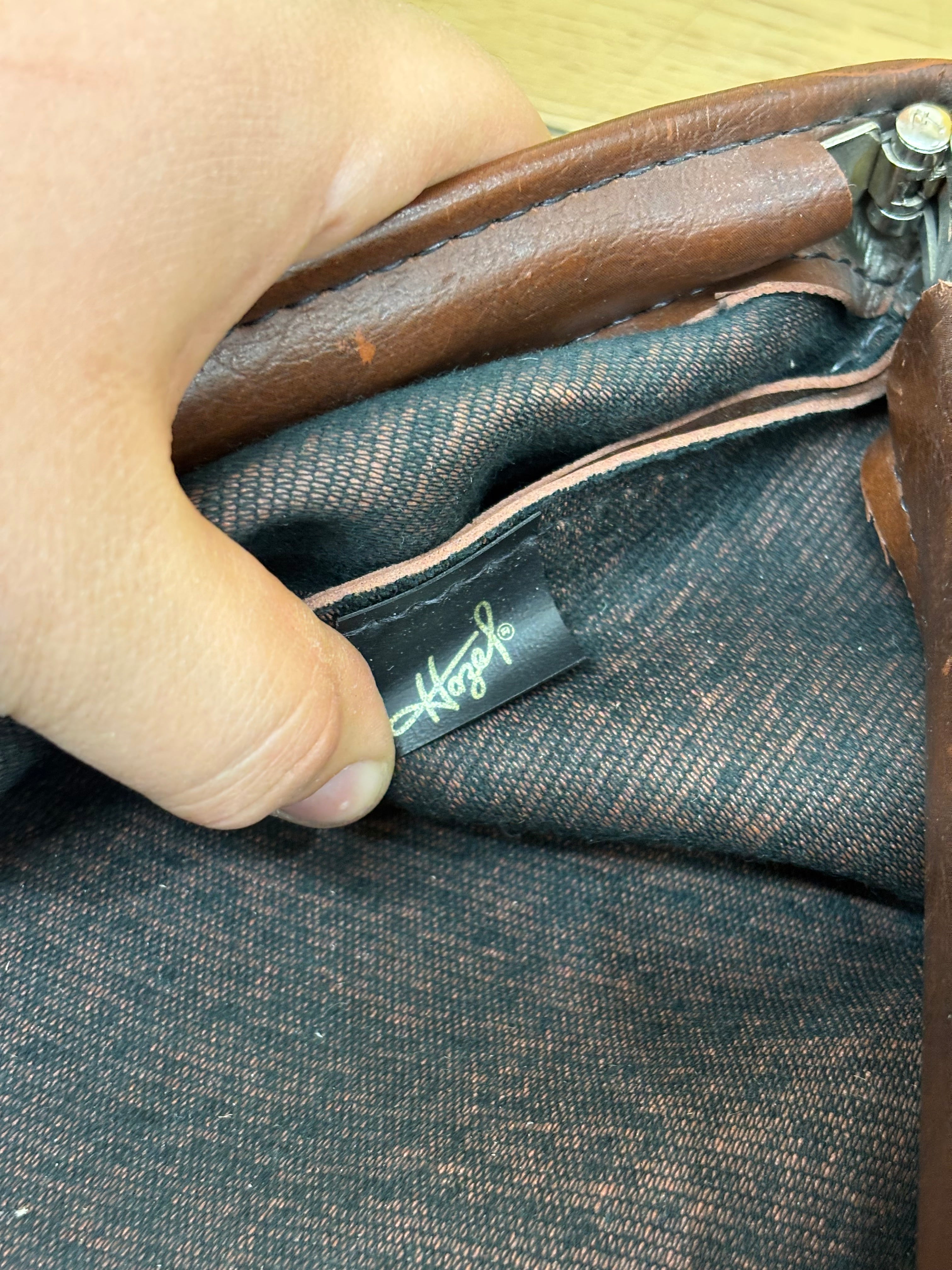 Handmade Brown Portfolio Bag