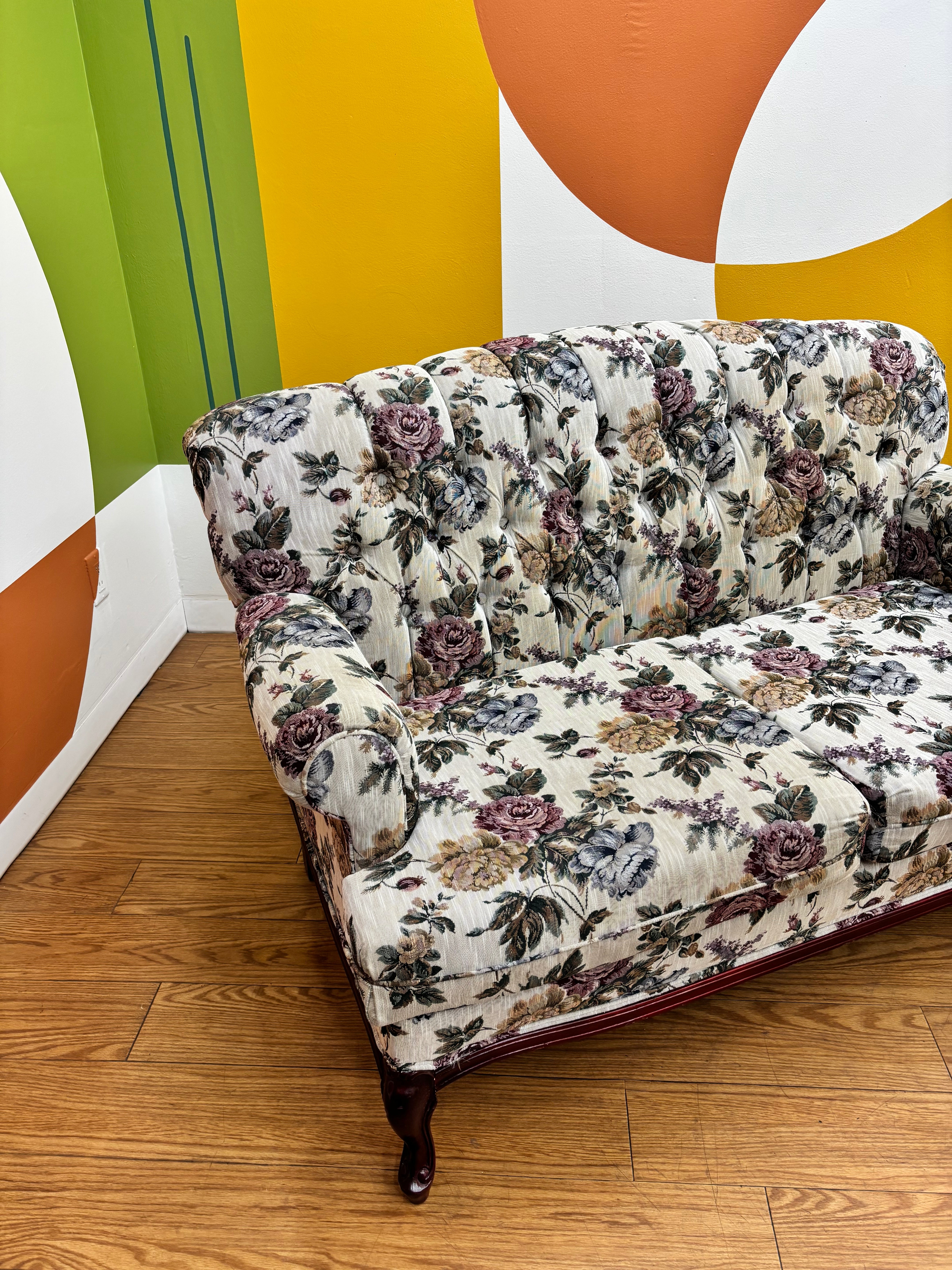 Floral Loveseat
