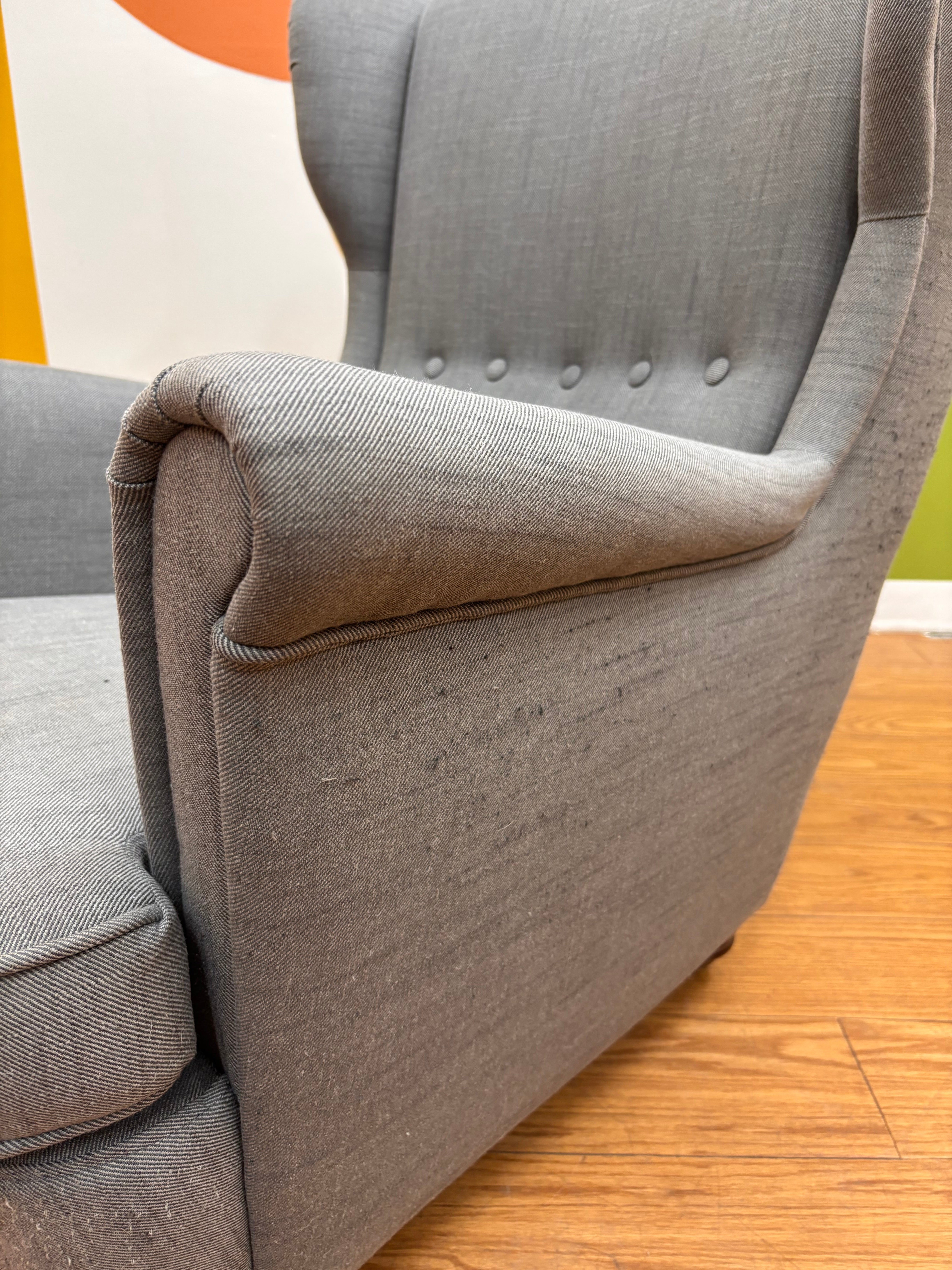 Grey Armchair