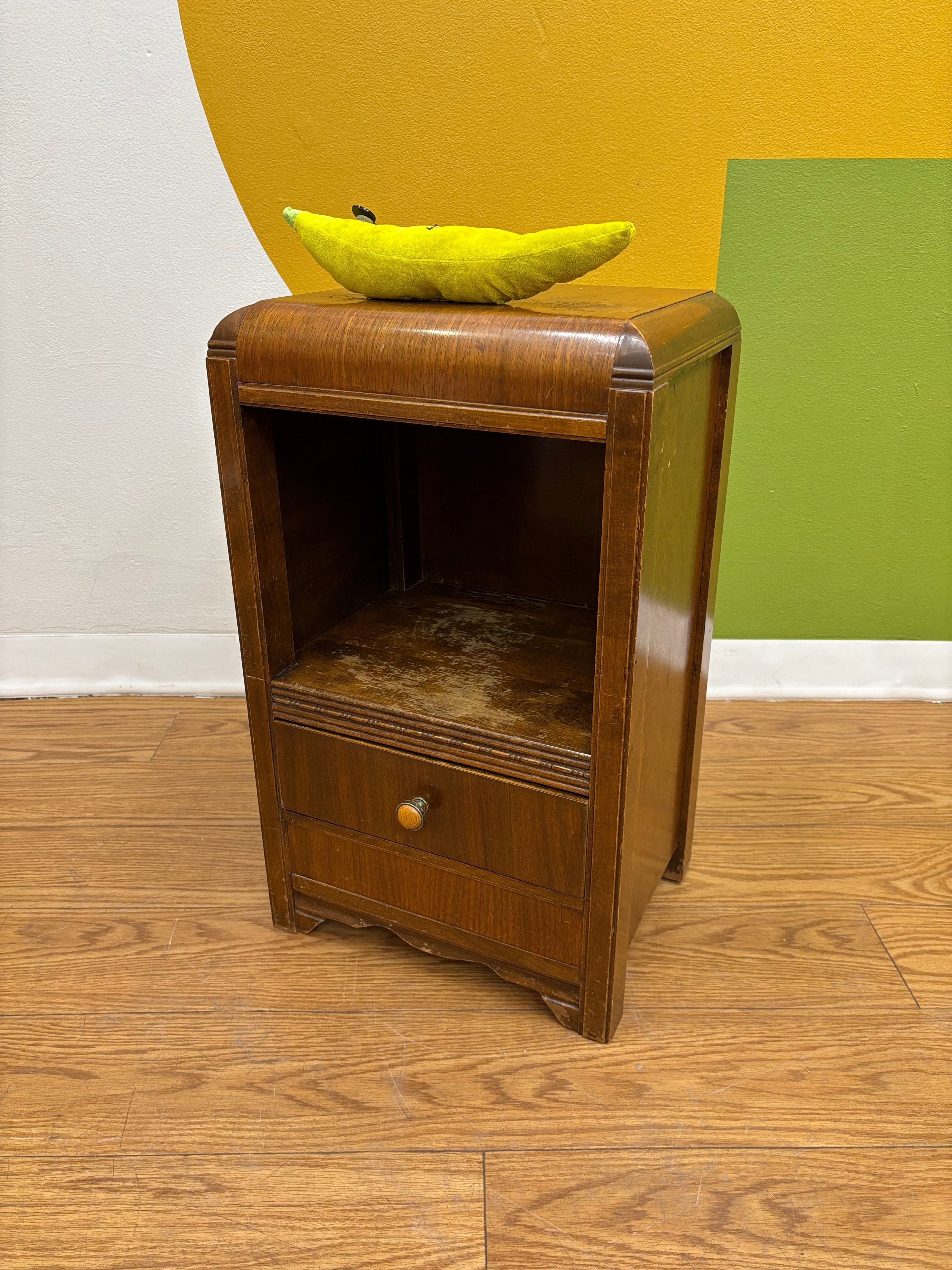 Wood Nightstand