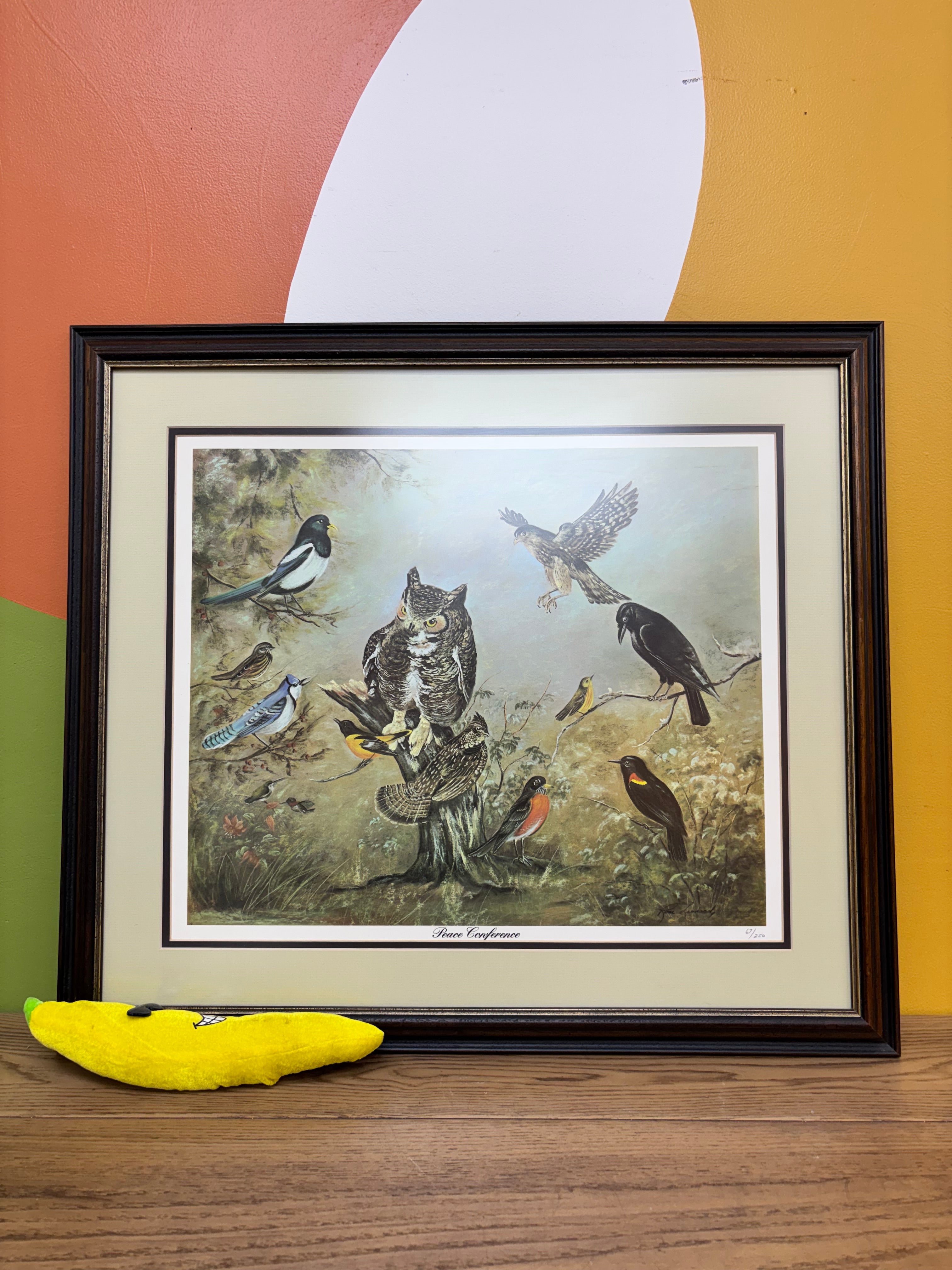 Framed "Peace Conference" Art
