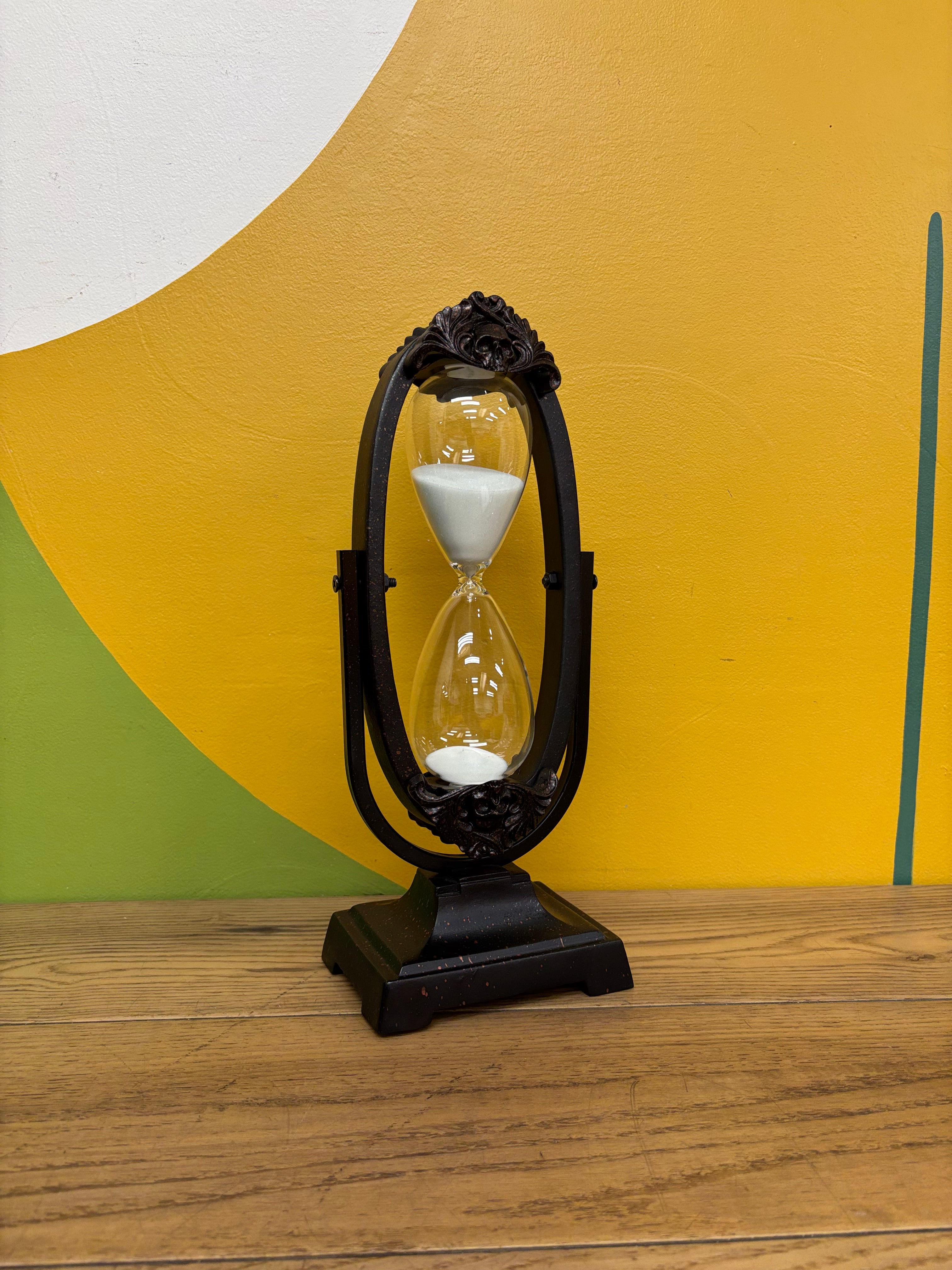 Rotating Hourglass Decor