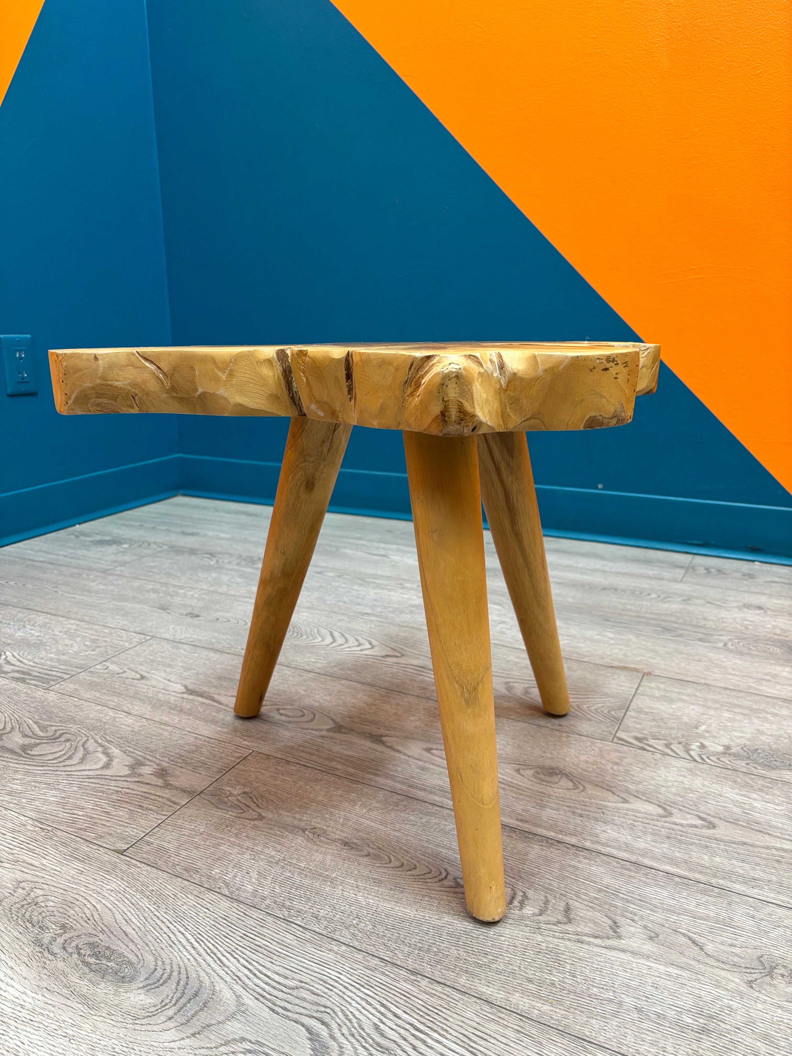 Wood Side Table