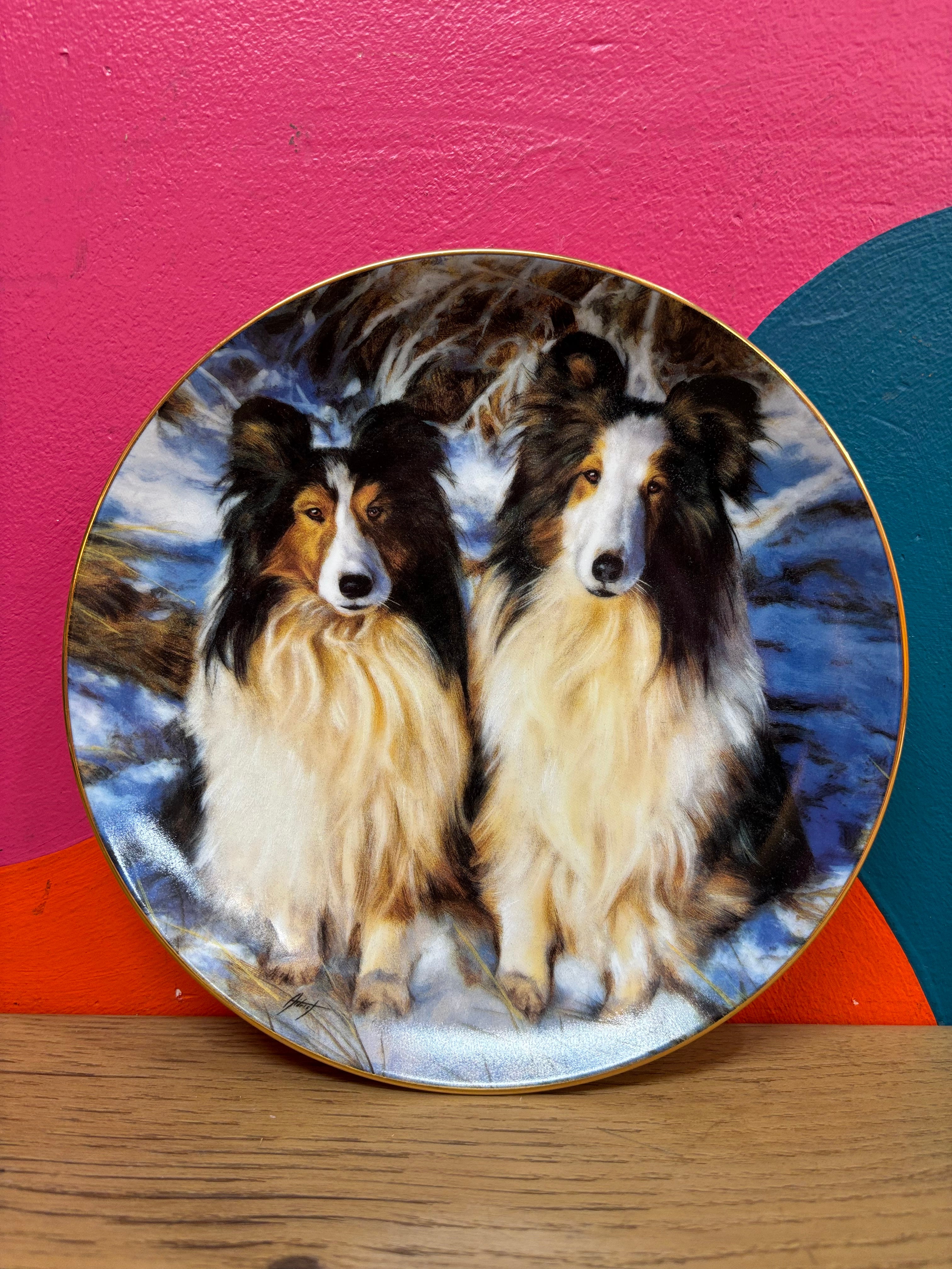 Danbury Mint Decorative Plate - Snow Day