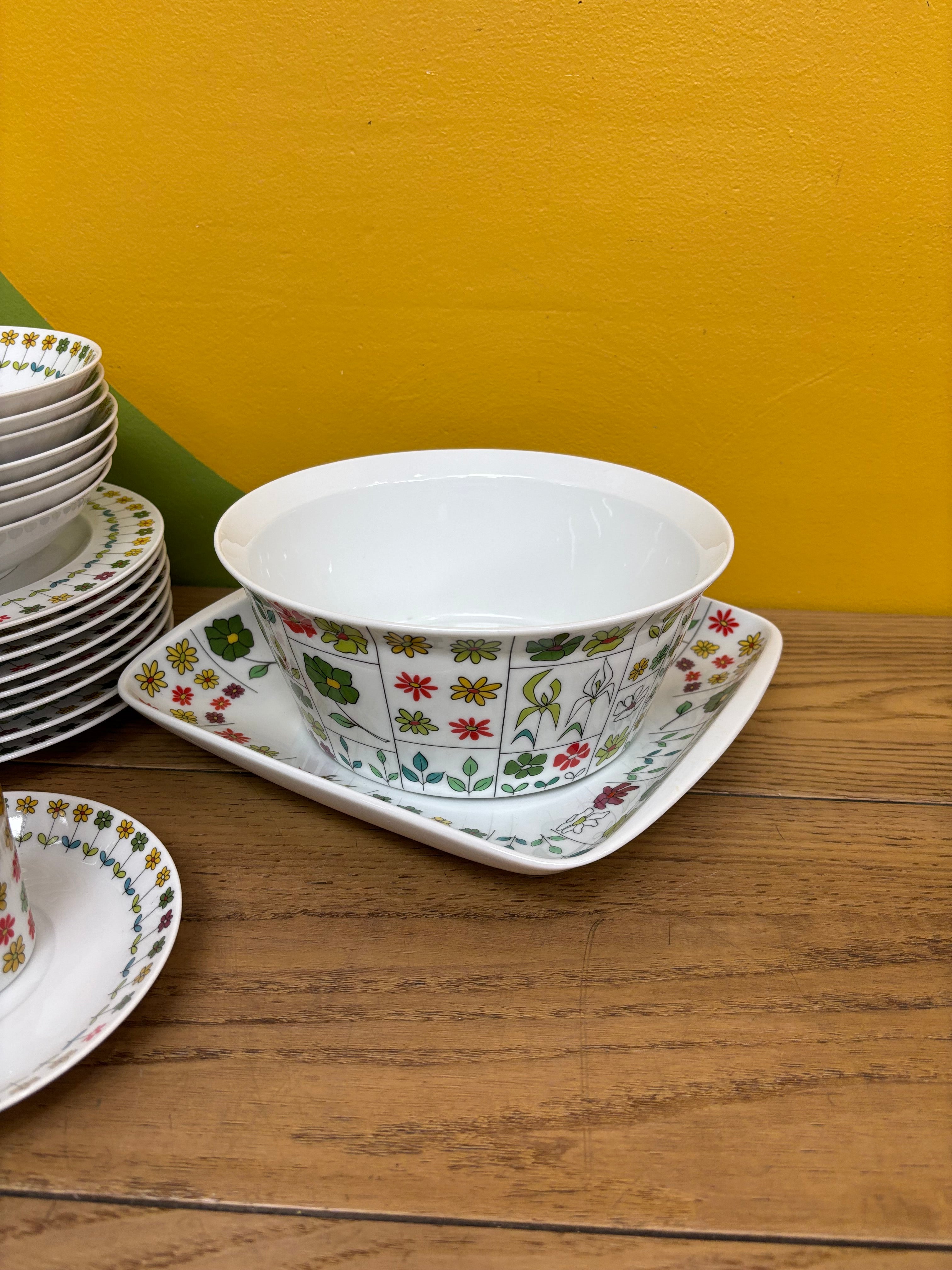 Large Piemonte Floral Set by Rosenthal
