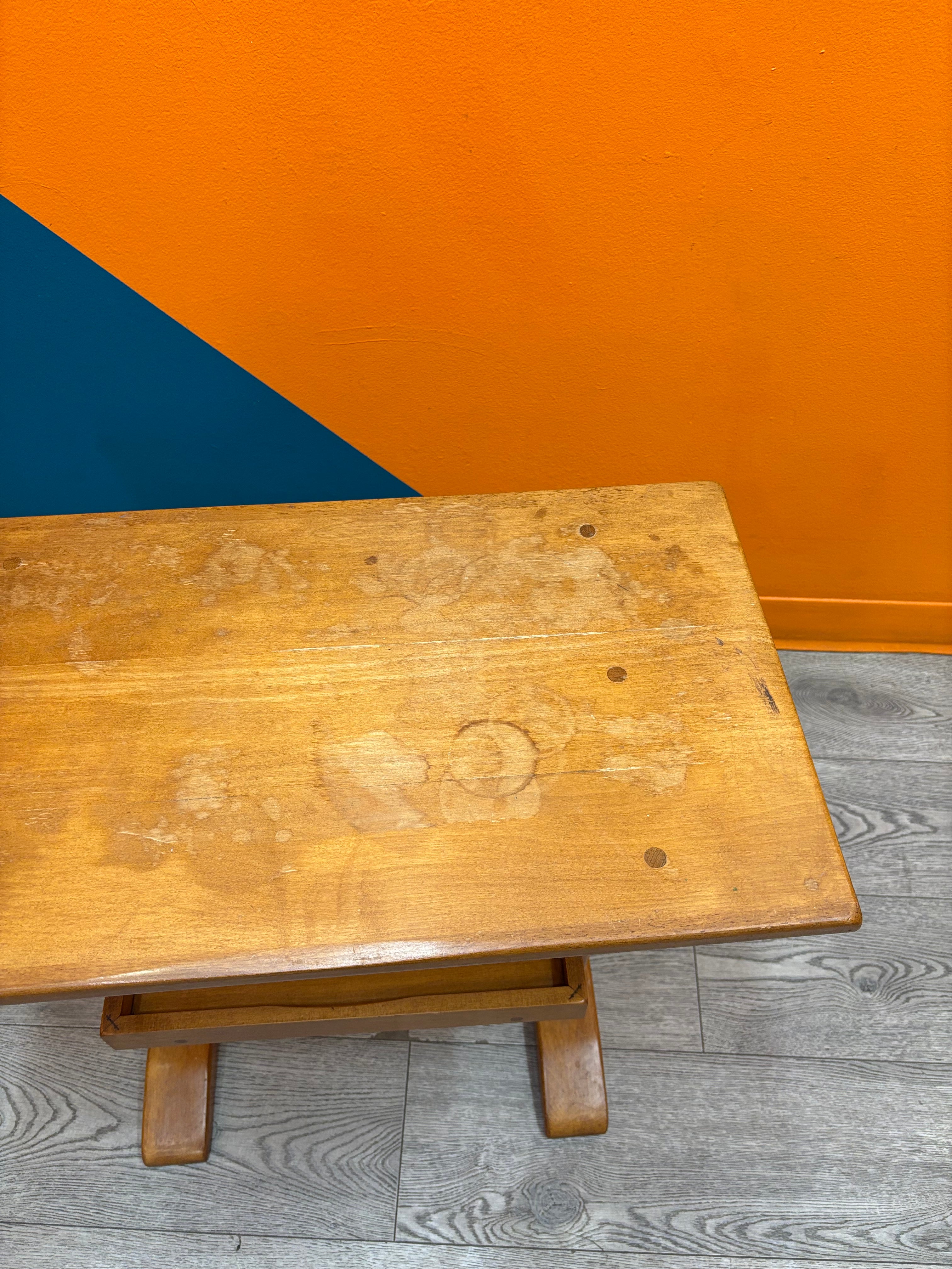 Wood Side Table