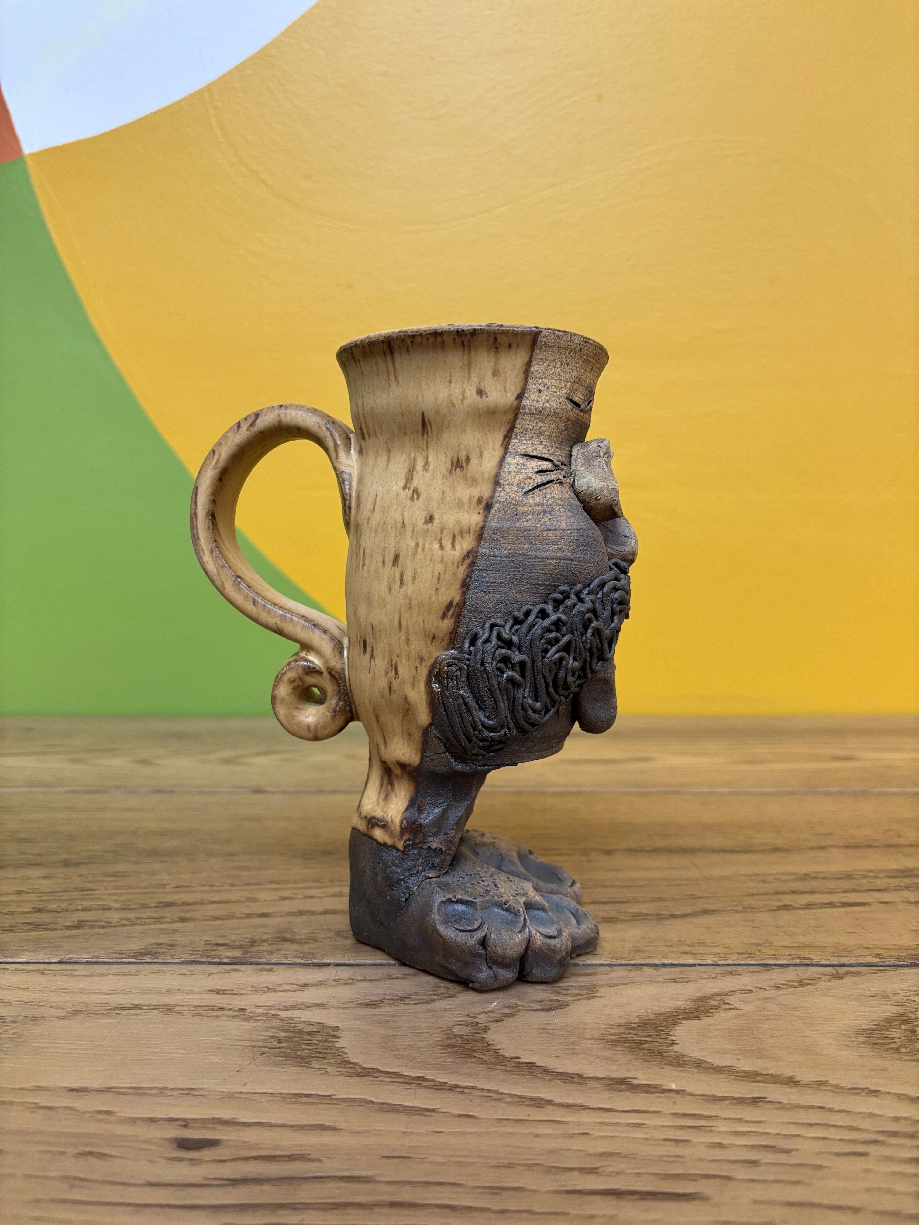 Pottery Face Mug