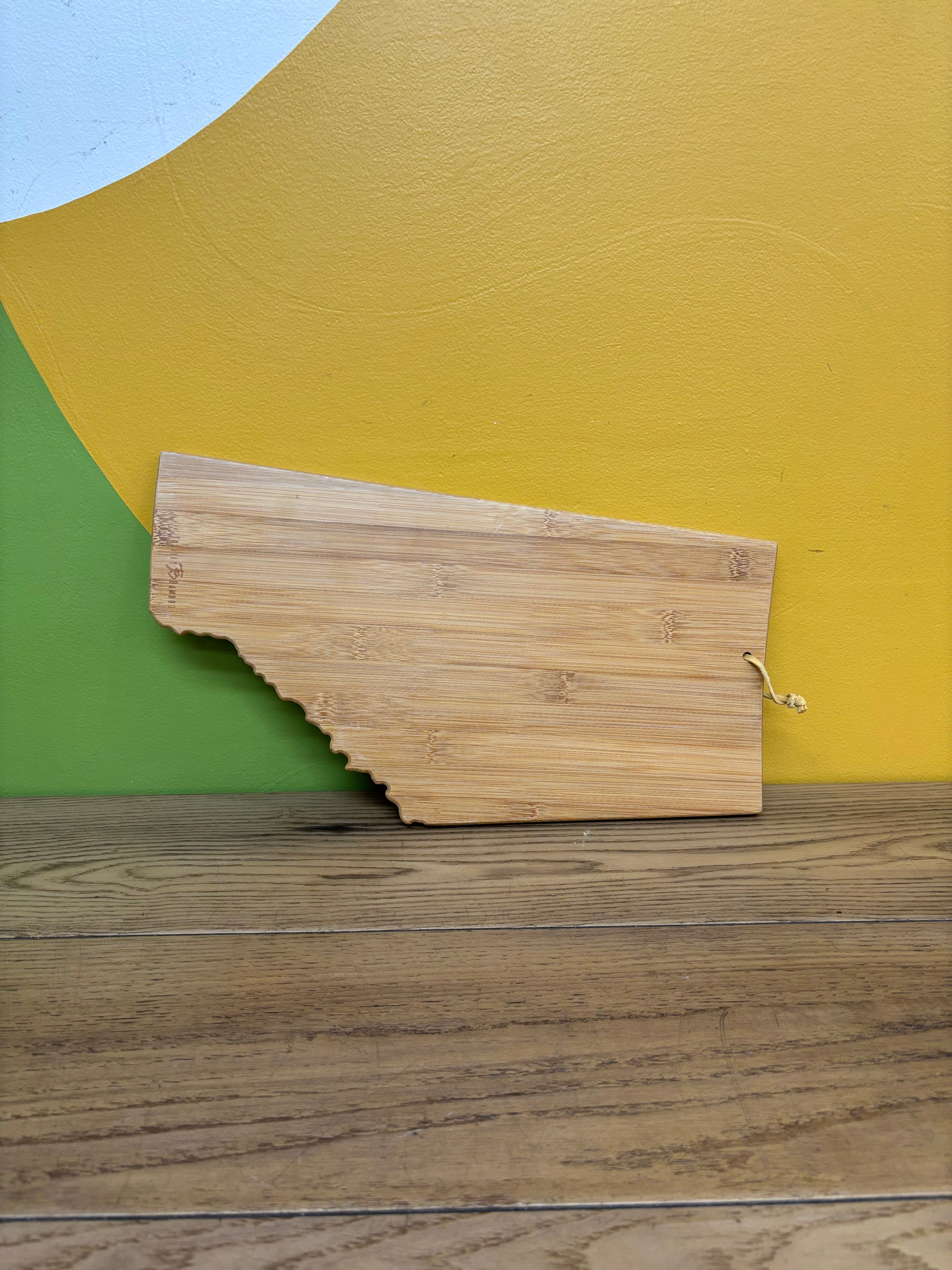 Alberta Shaped Cutting Board