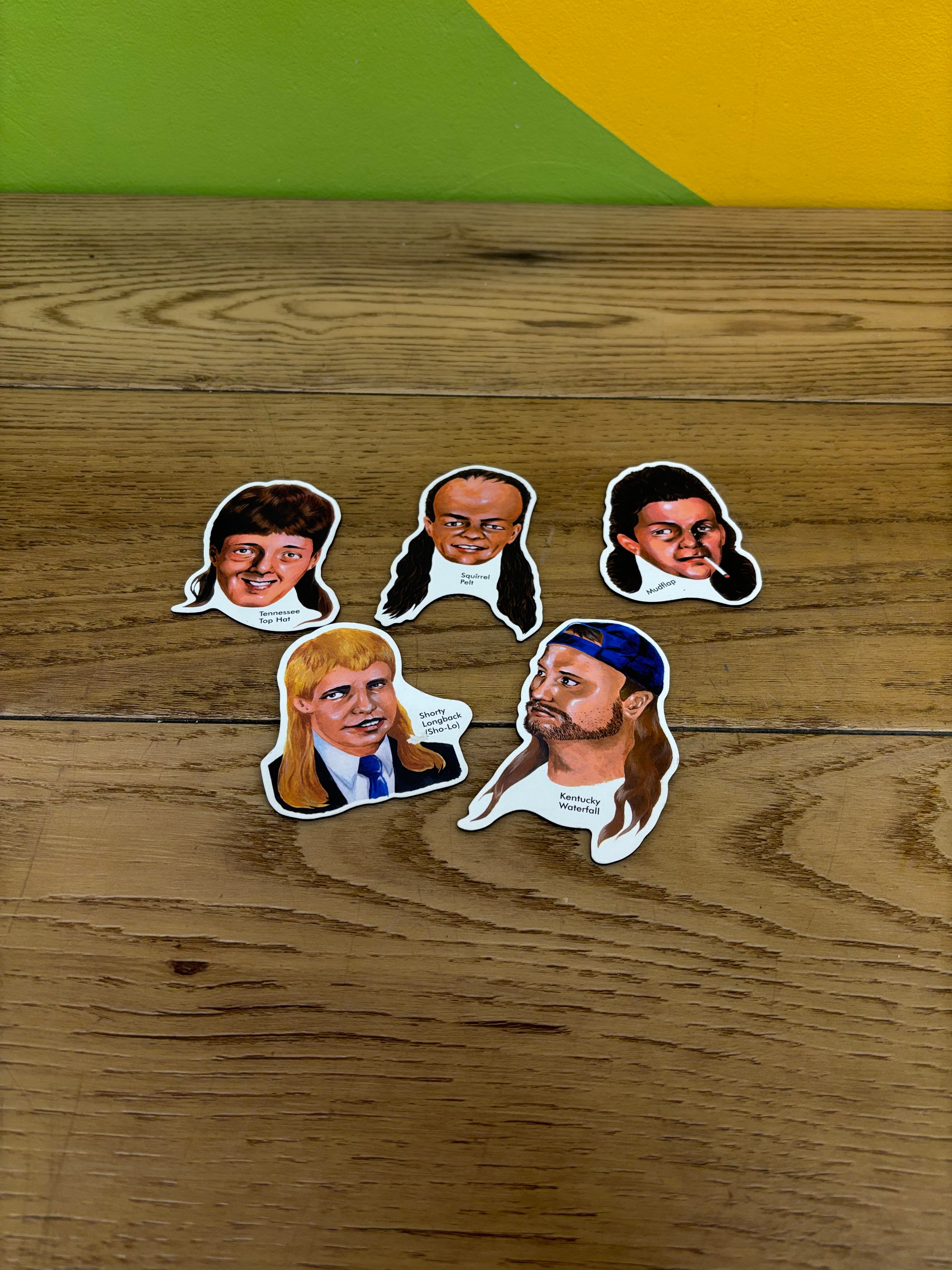 (5) Mega Mullet Magnets