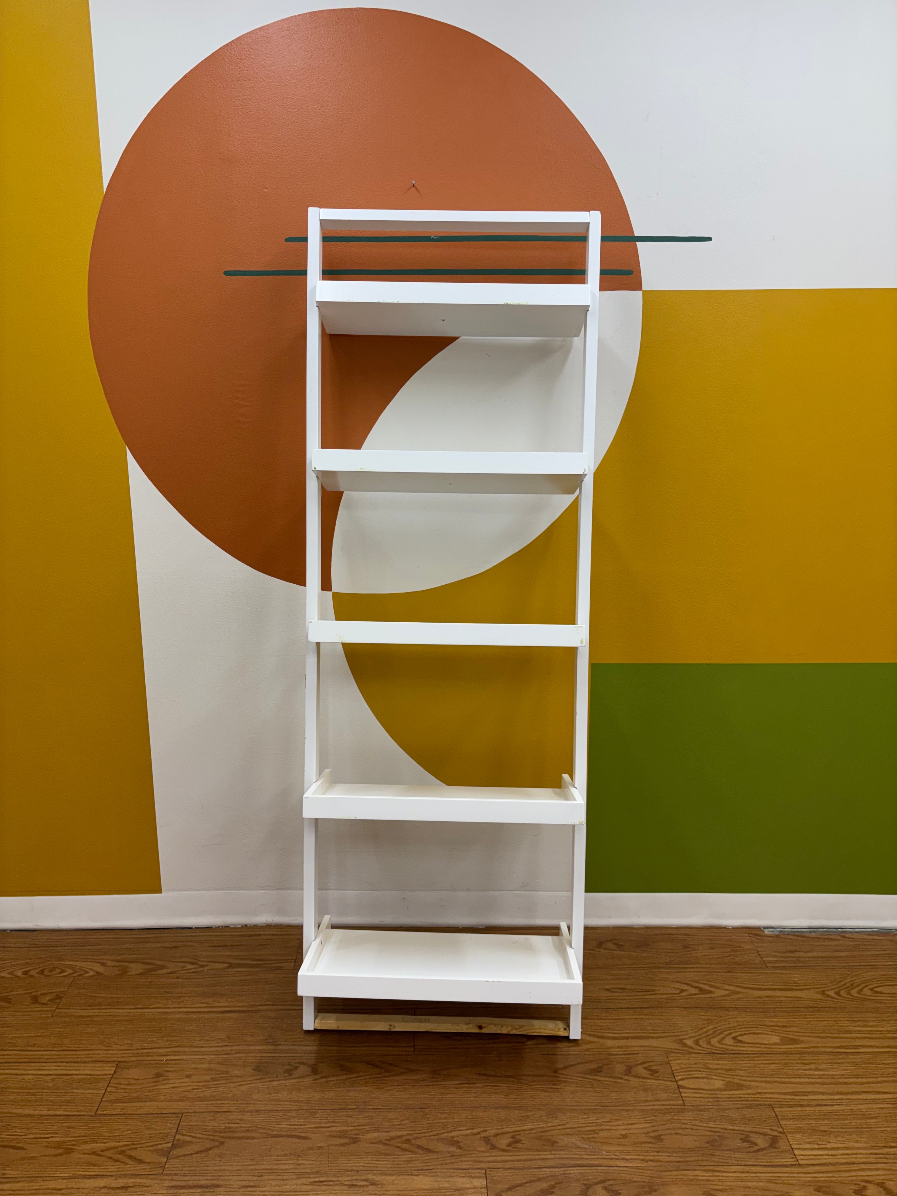 5 Tier Leaning Wall Shelf