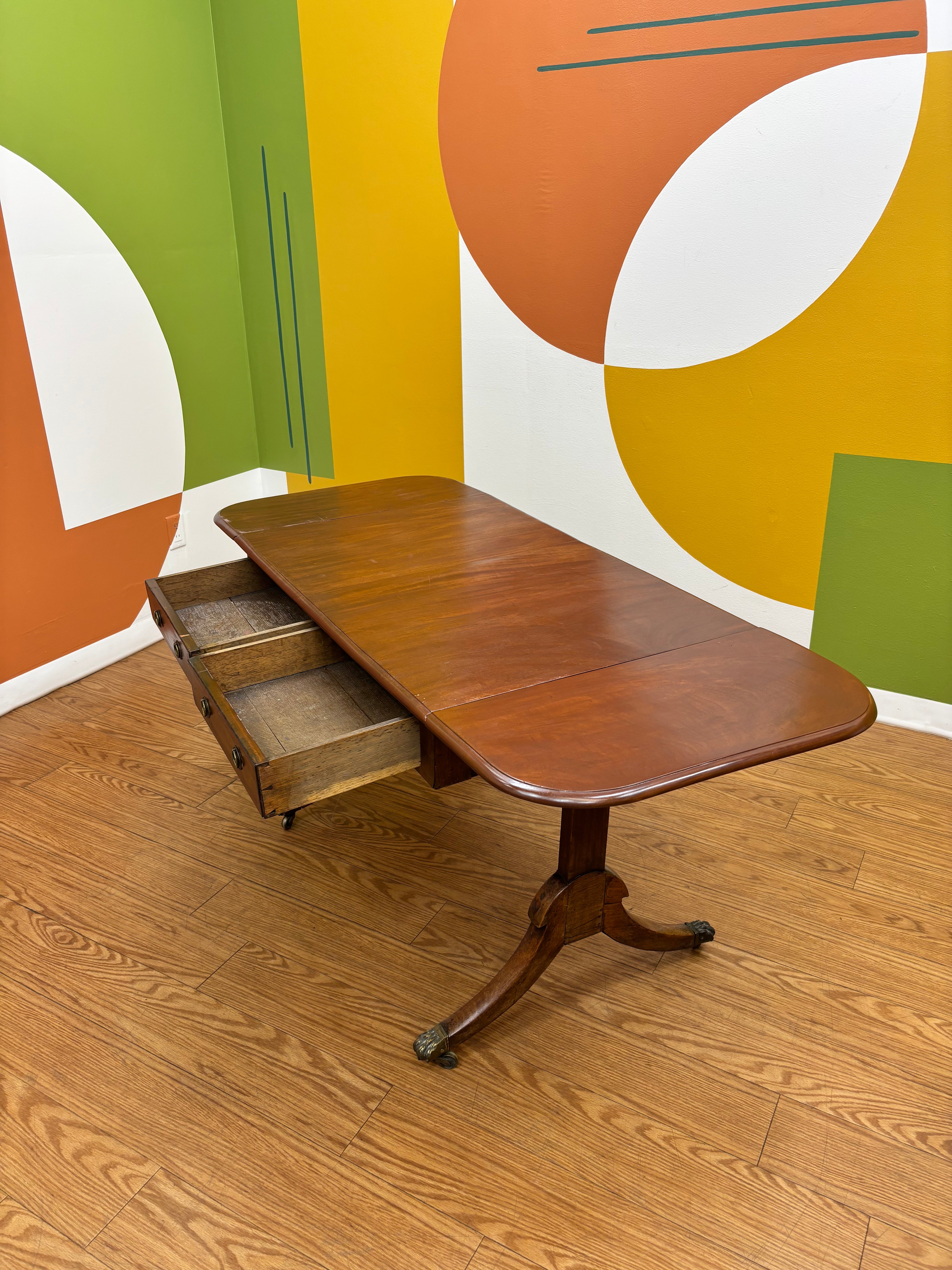 Drop-Leaf Sofa Table