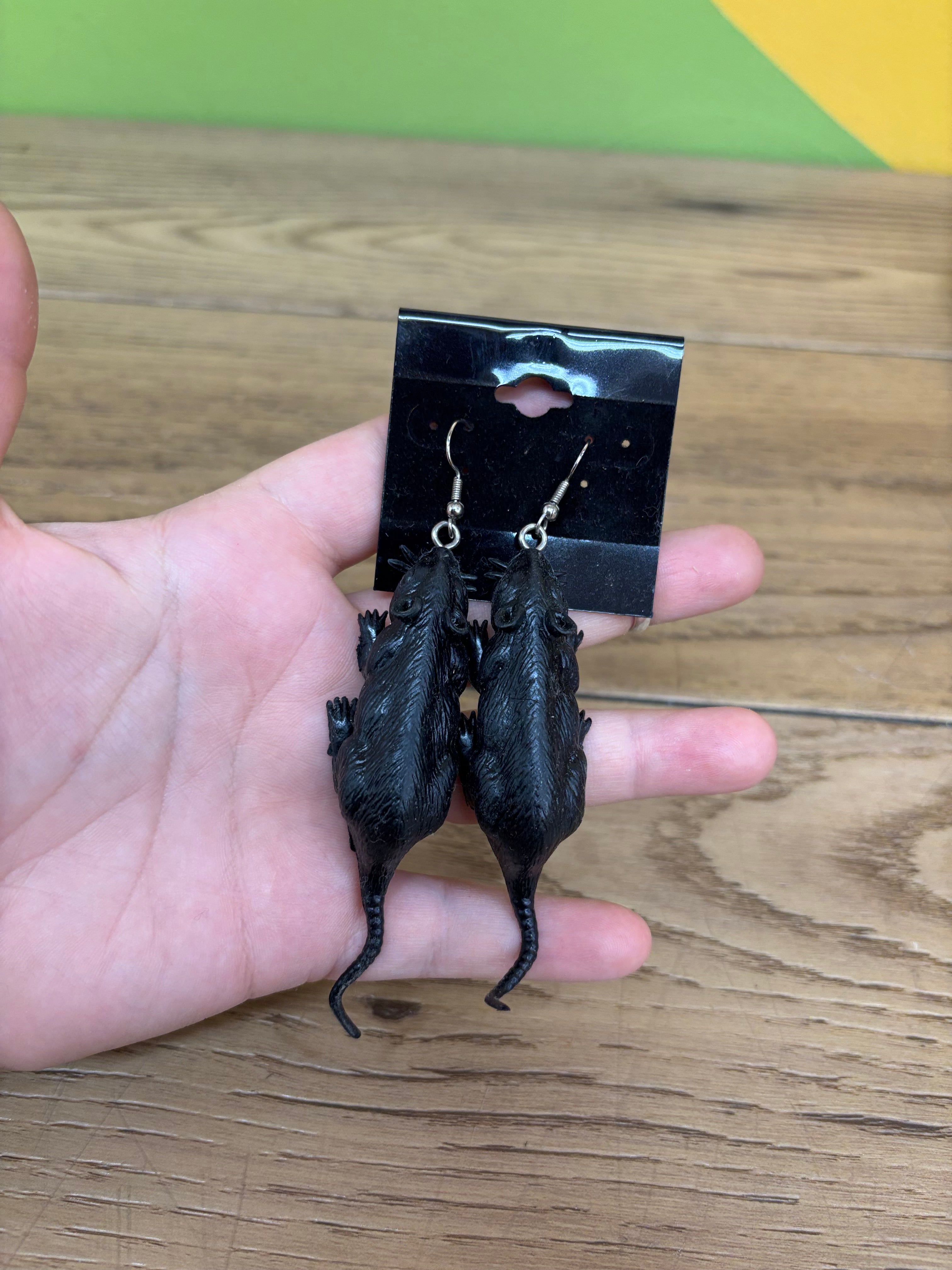 Rat Earrings