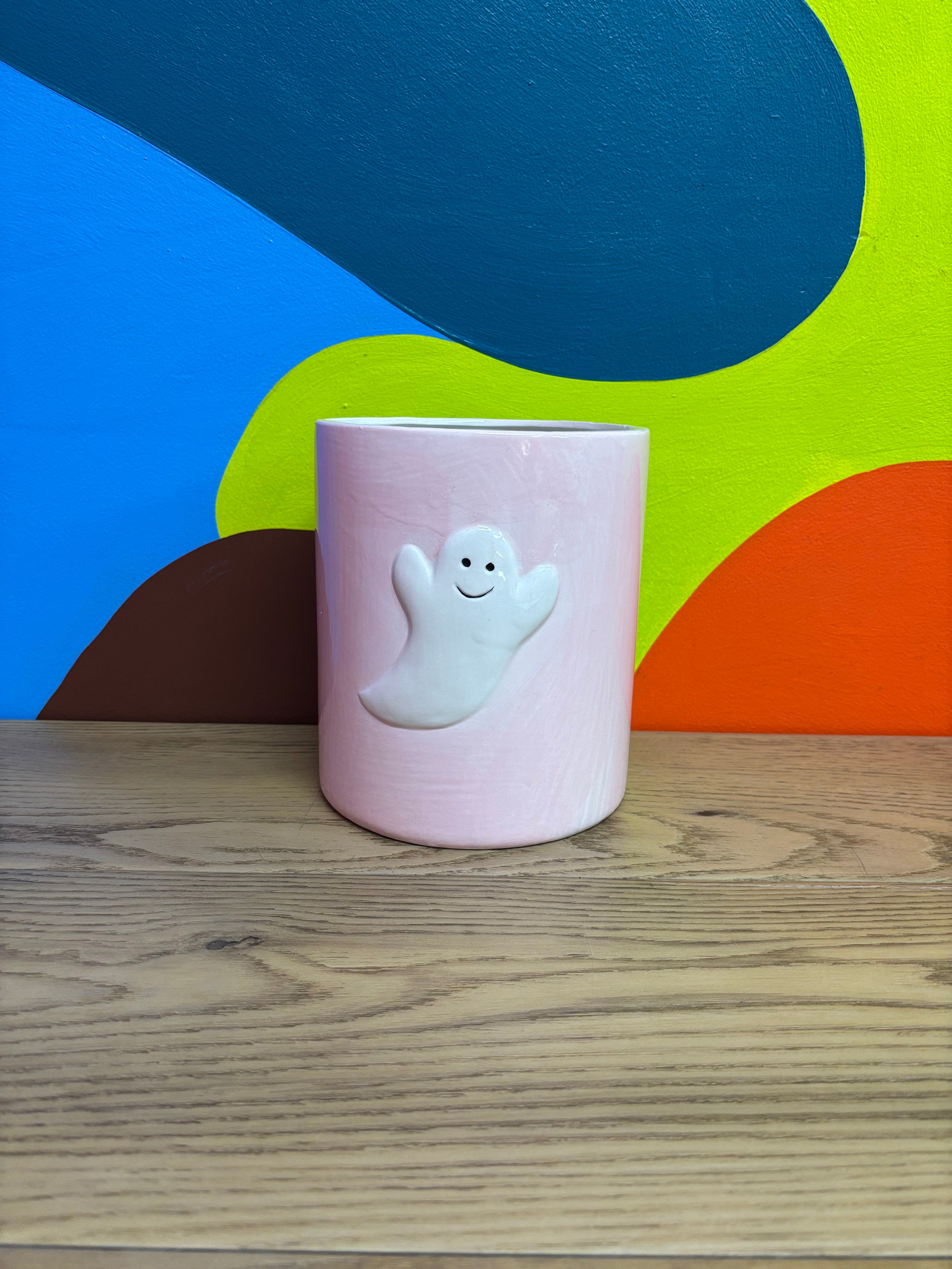 Pink Ghost Plant Pot (2 available)