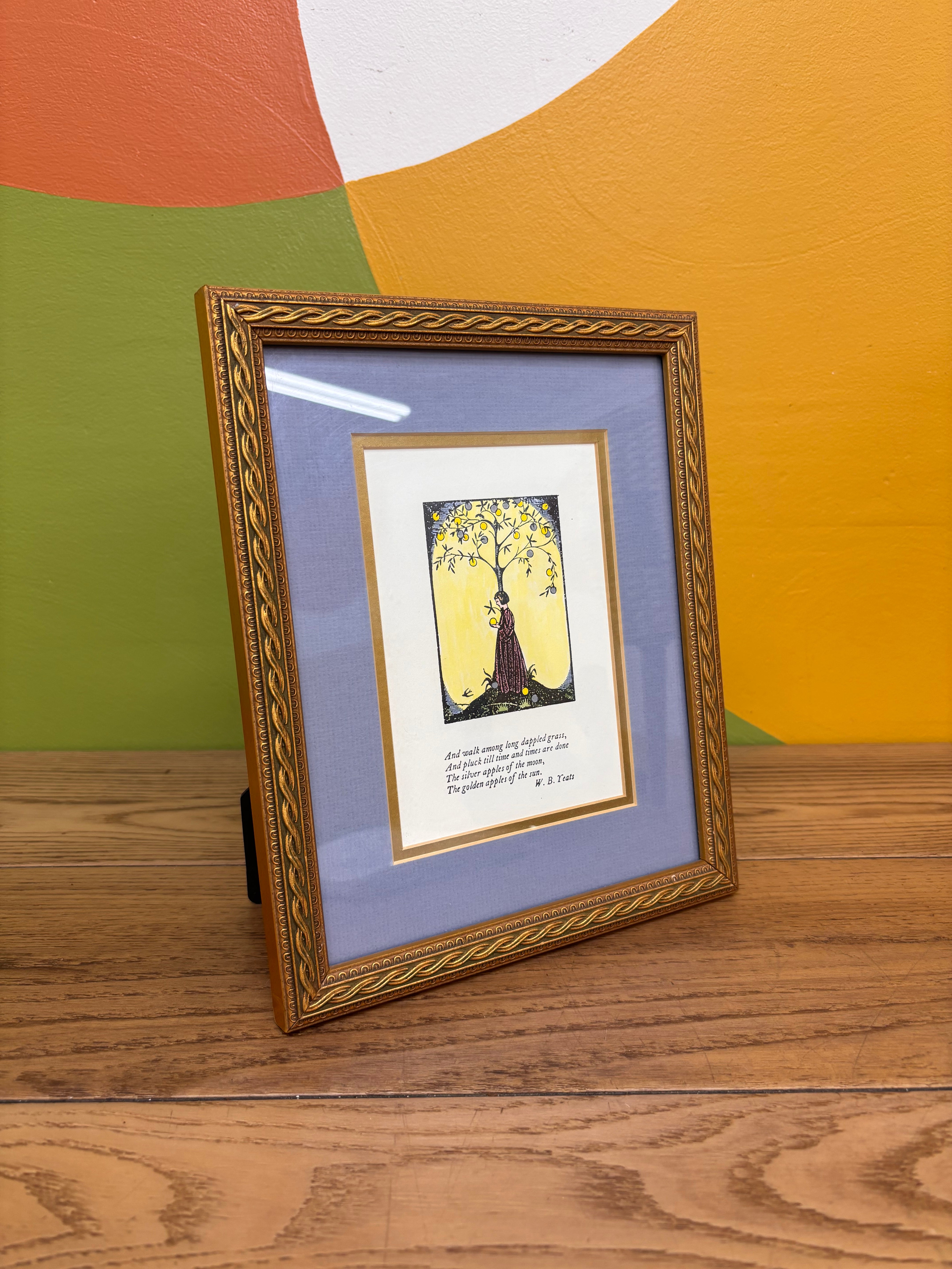 Gold Framed Print
