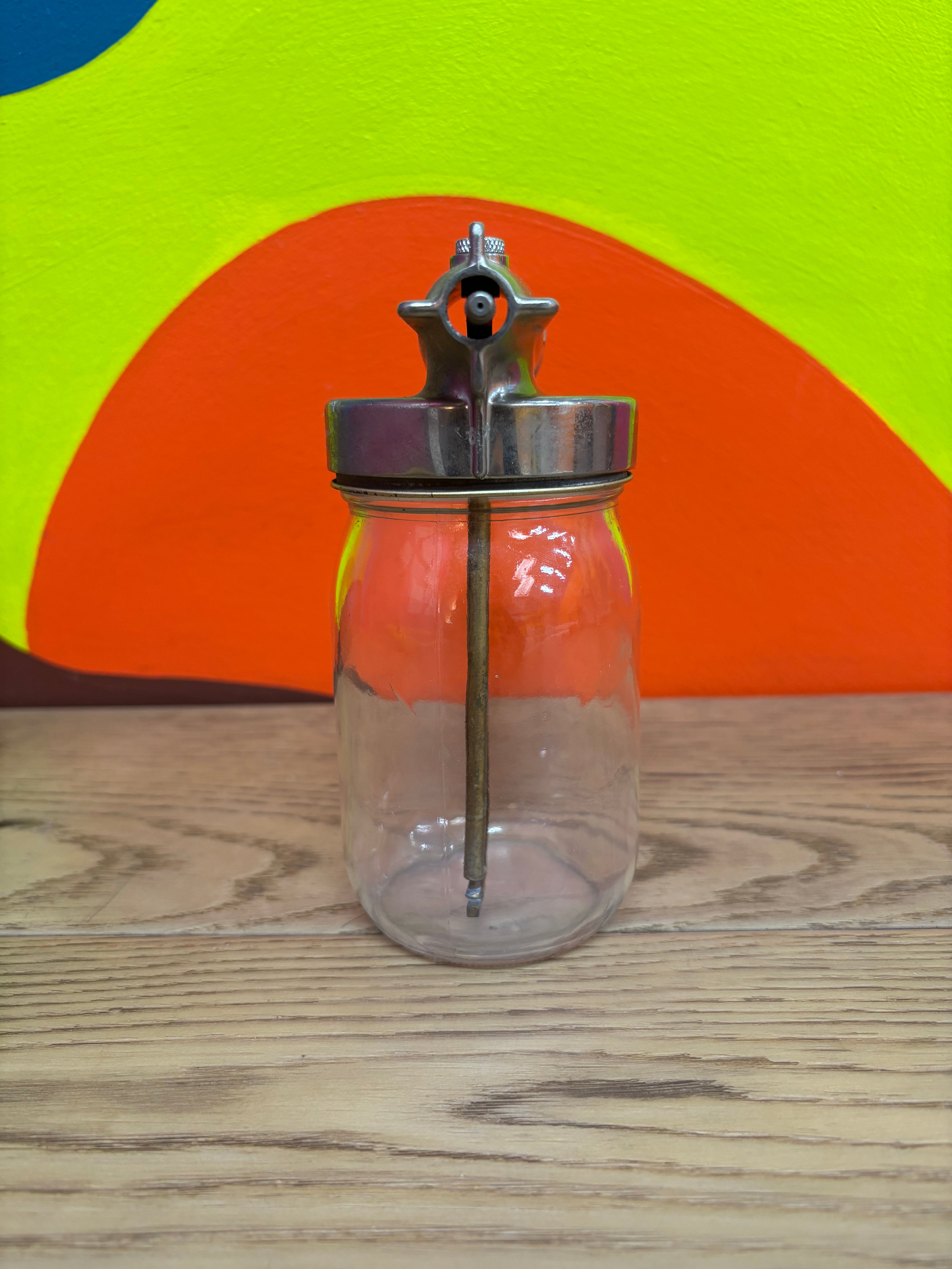 Rainbow Glass Sprayer Jar