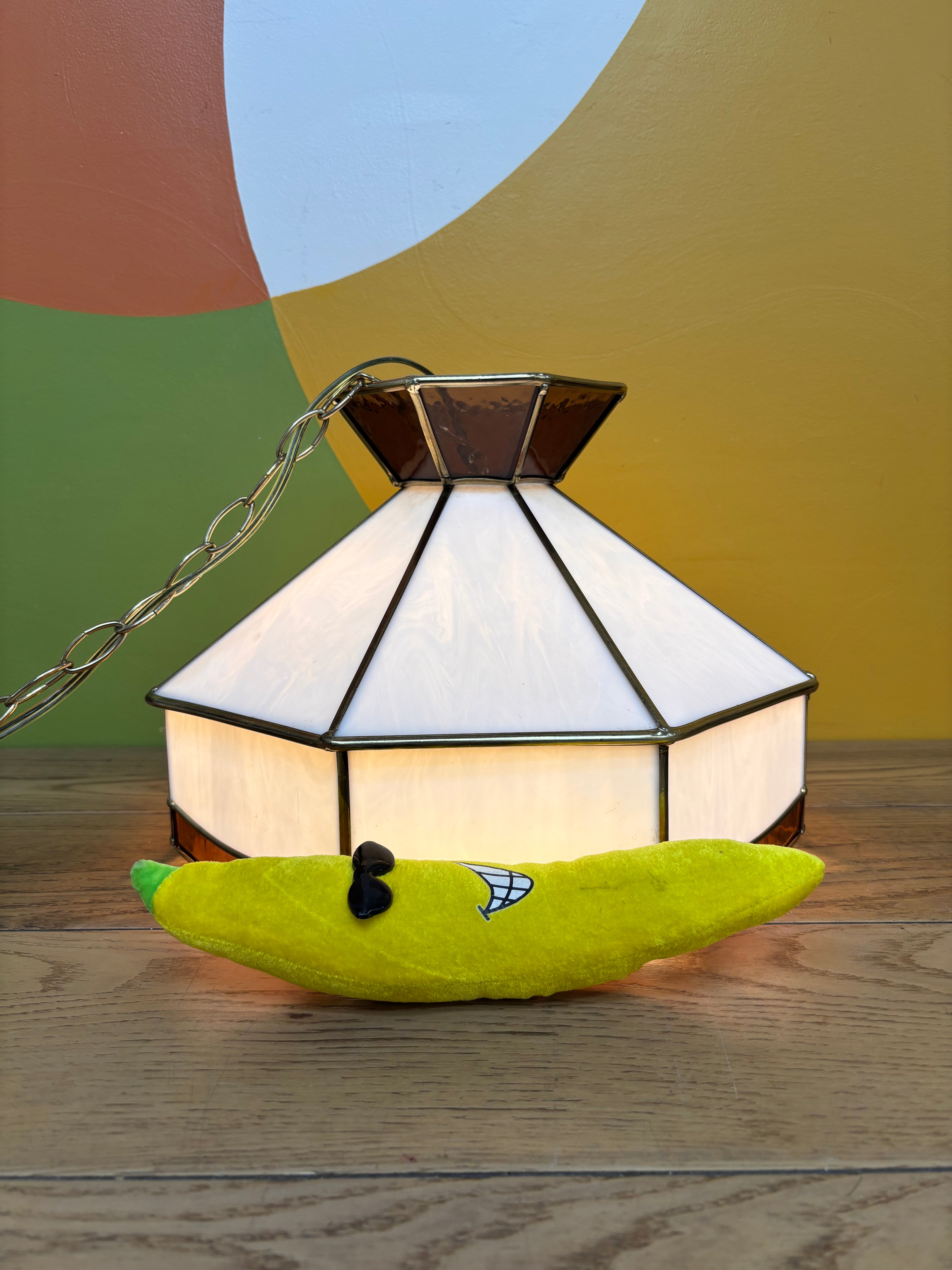 Stained Glass Swag Lamp