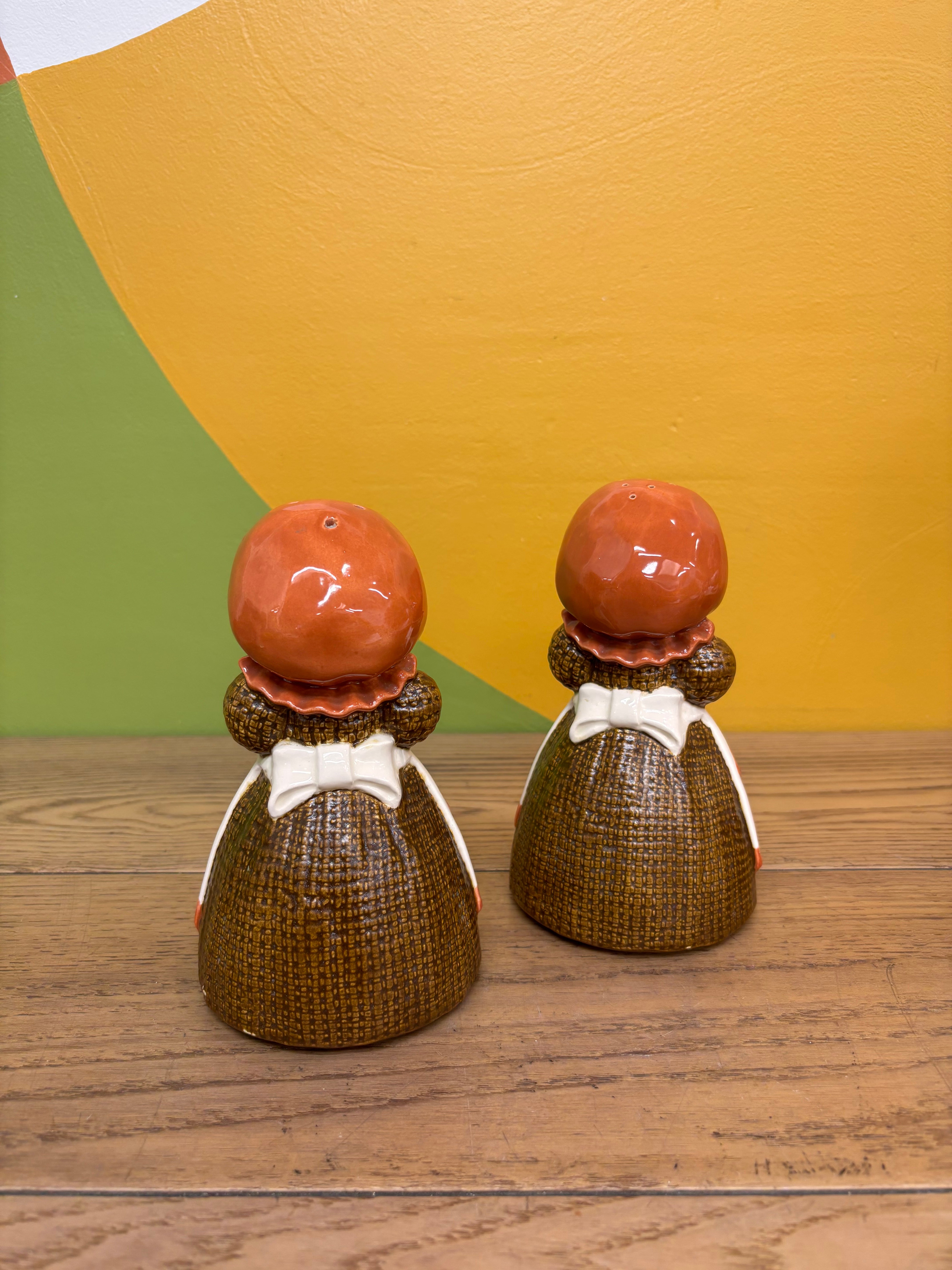 Ceramic Burlap Doll Kitchen Set