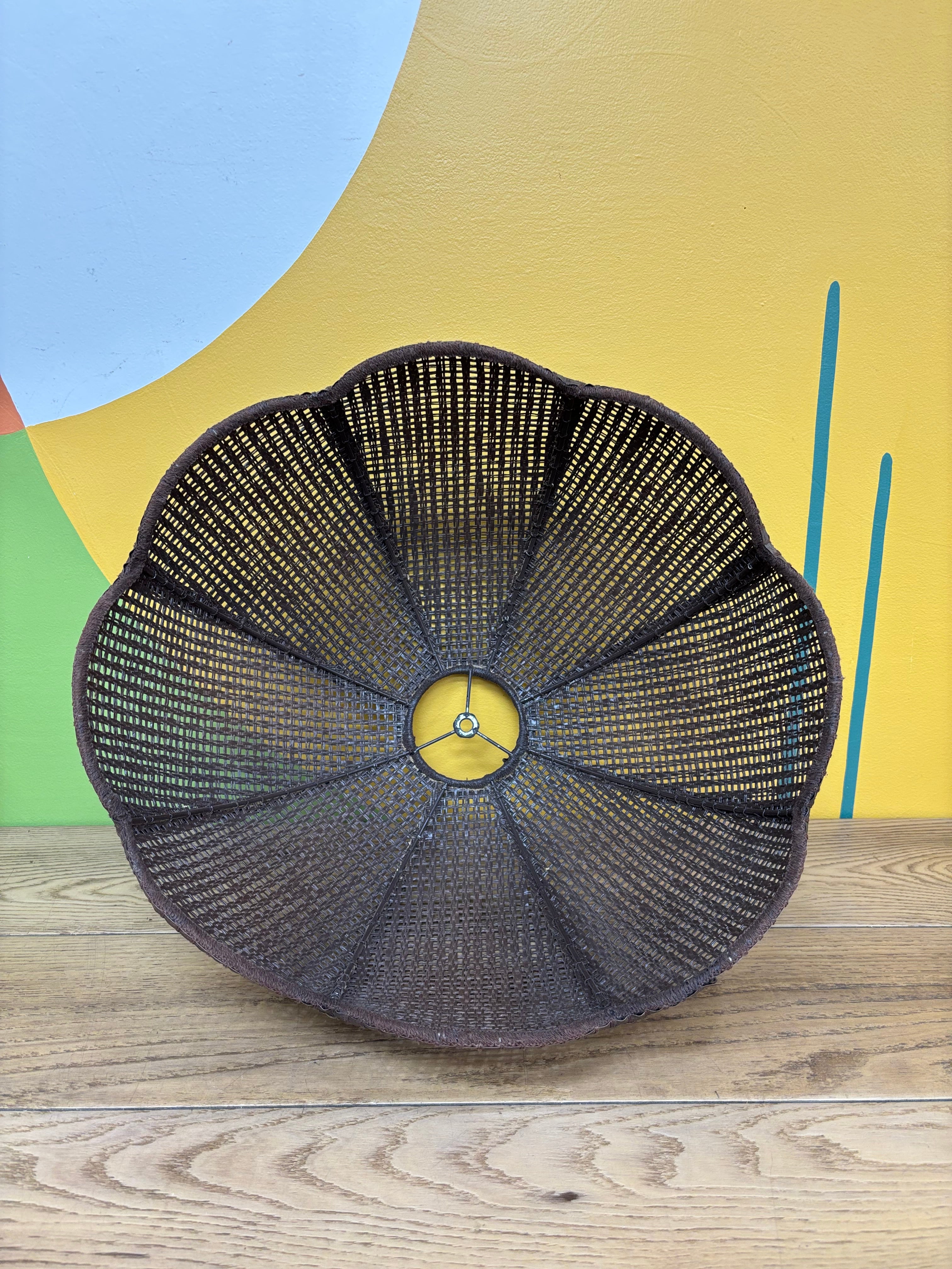 Woven Wicker Lamp Shade