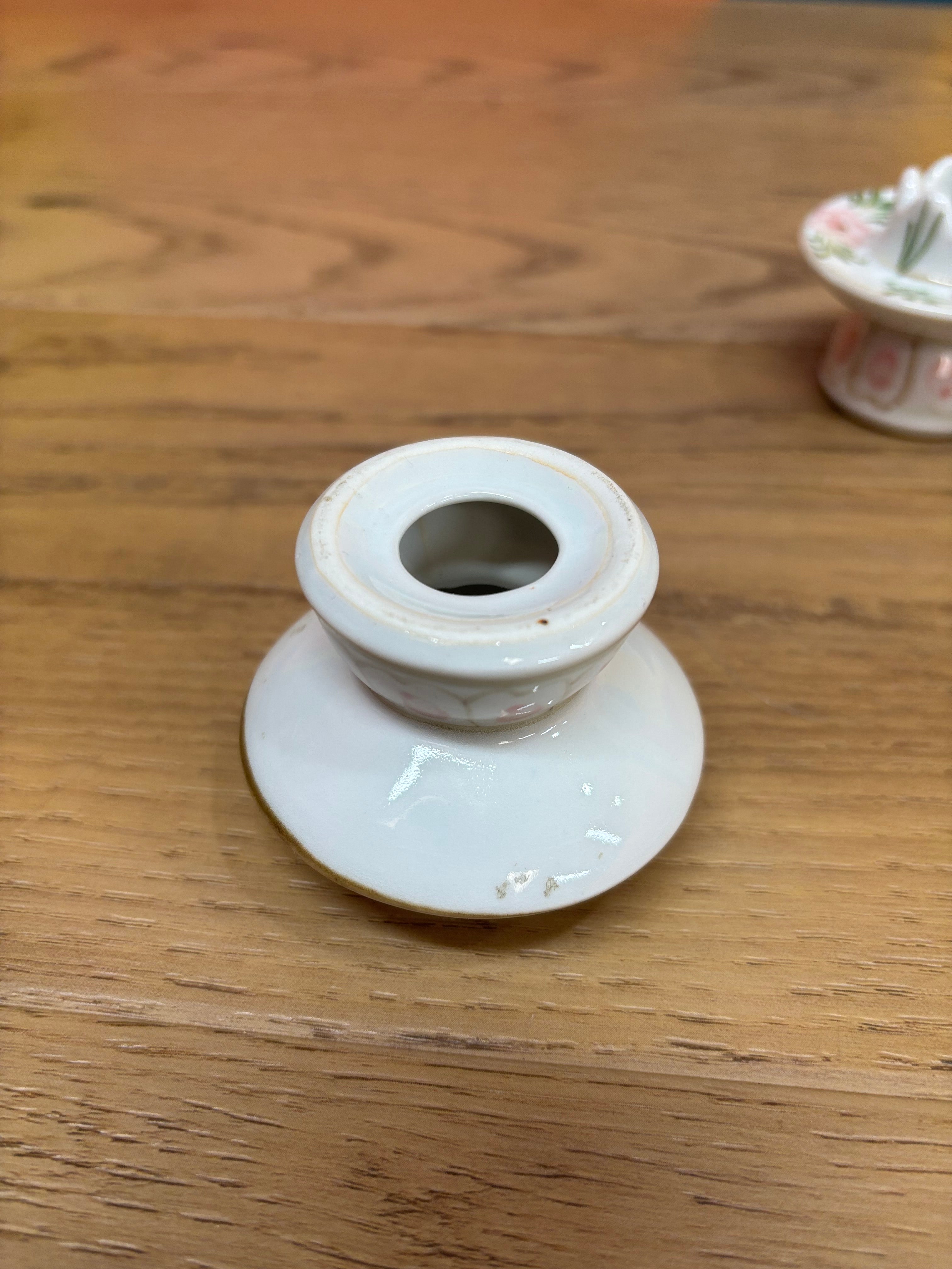 (2) Porcelain Holders