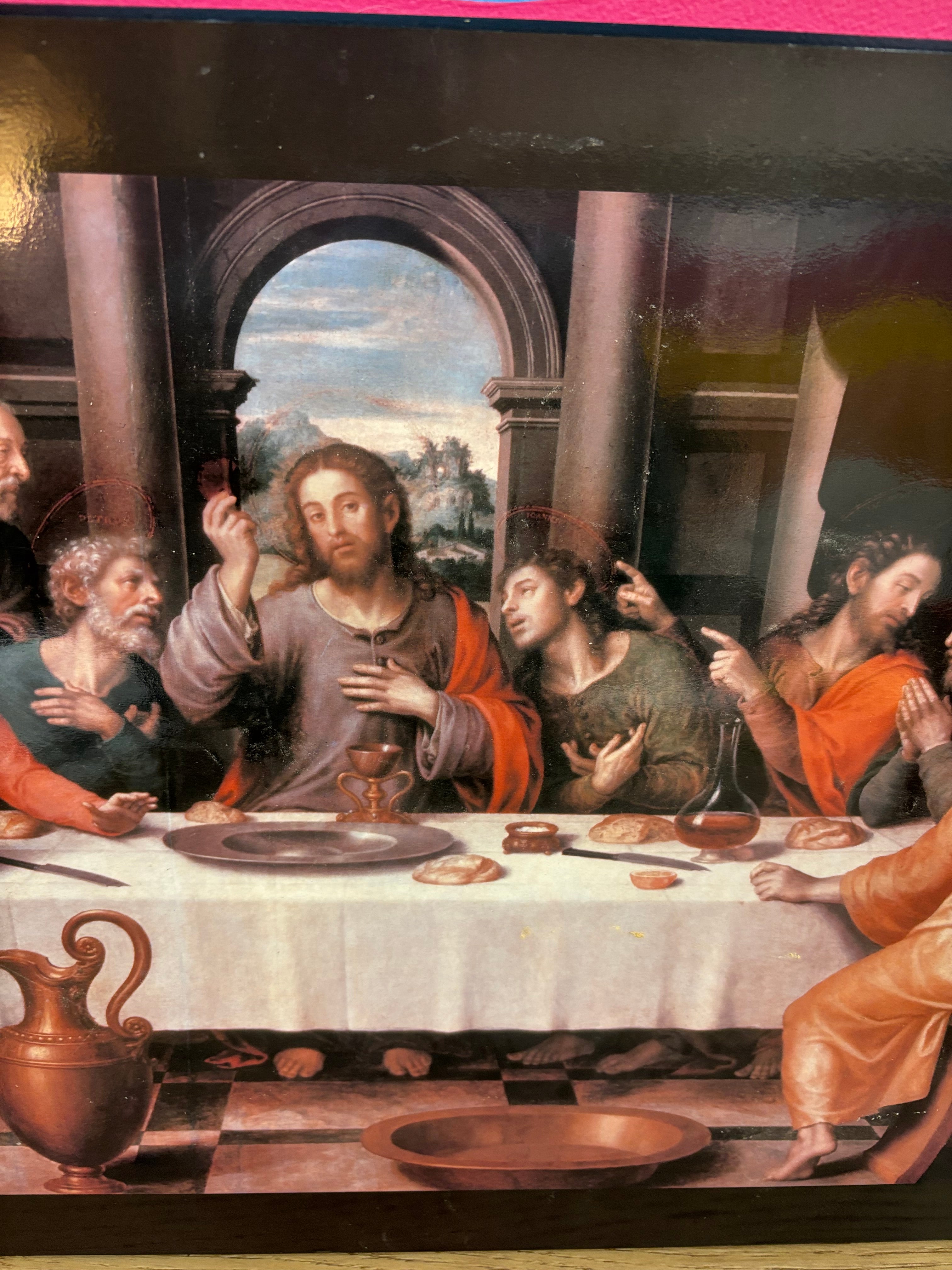 Mounted Last Supper Print