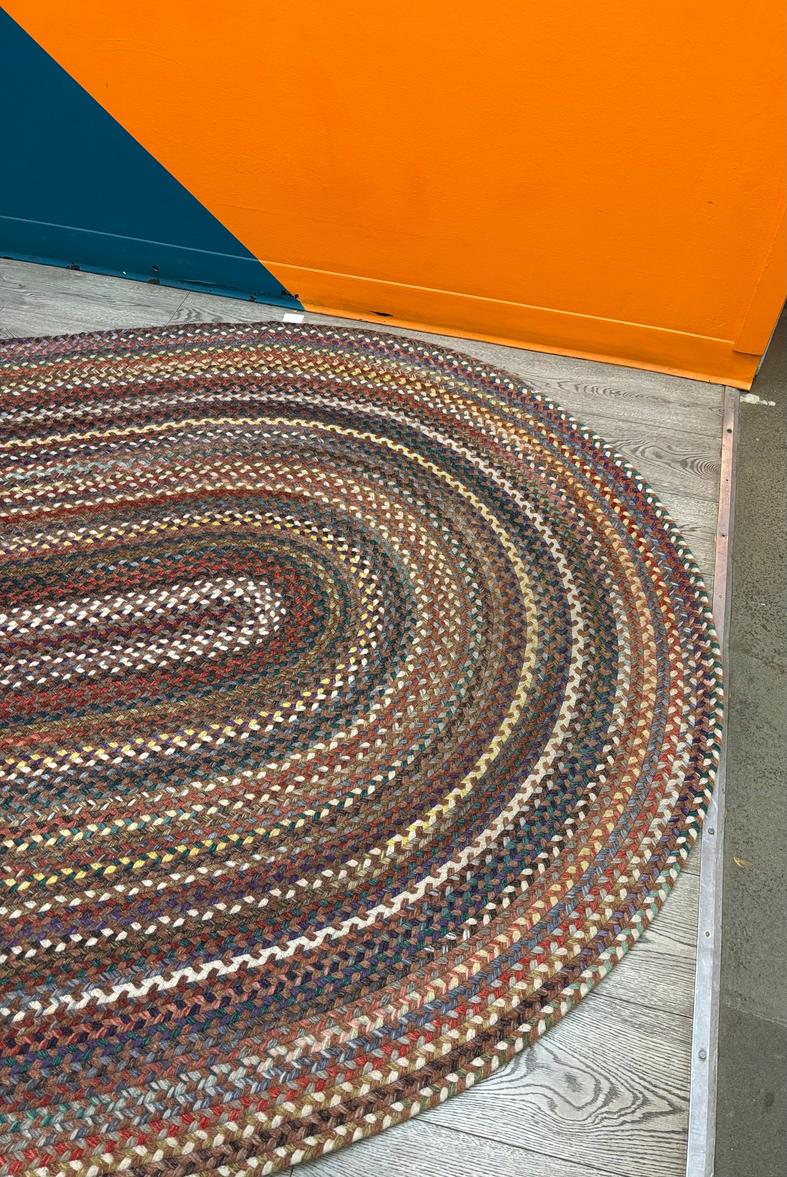 Woven Oval Area Rug #1