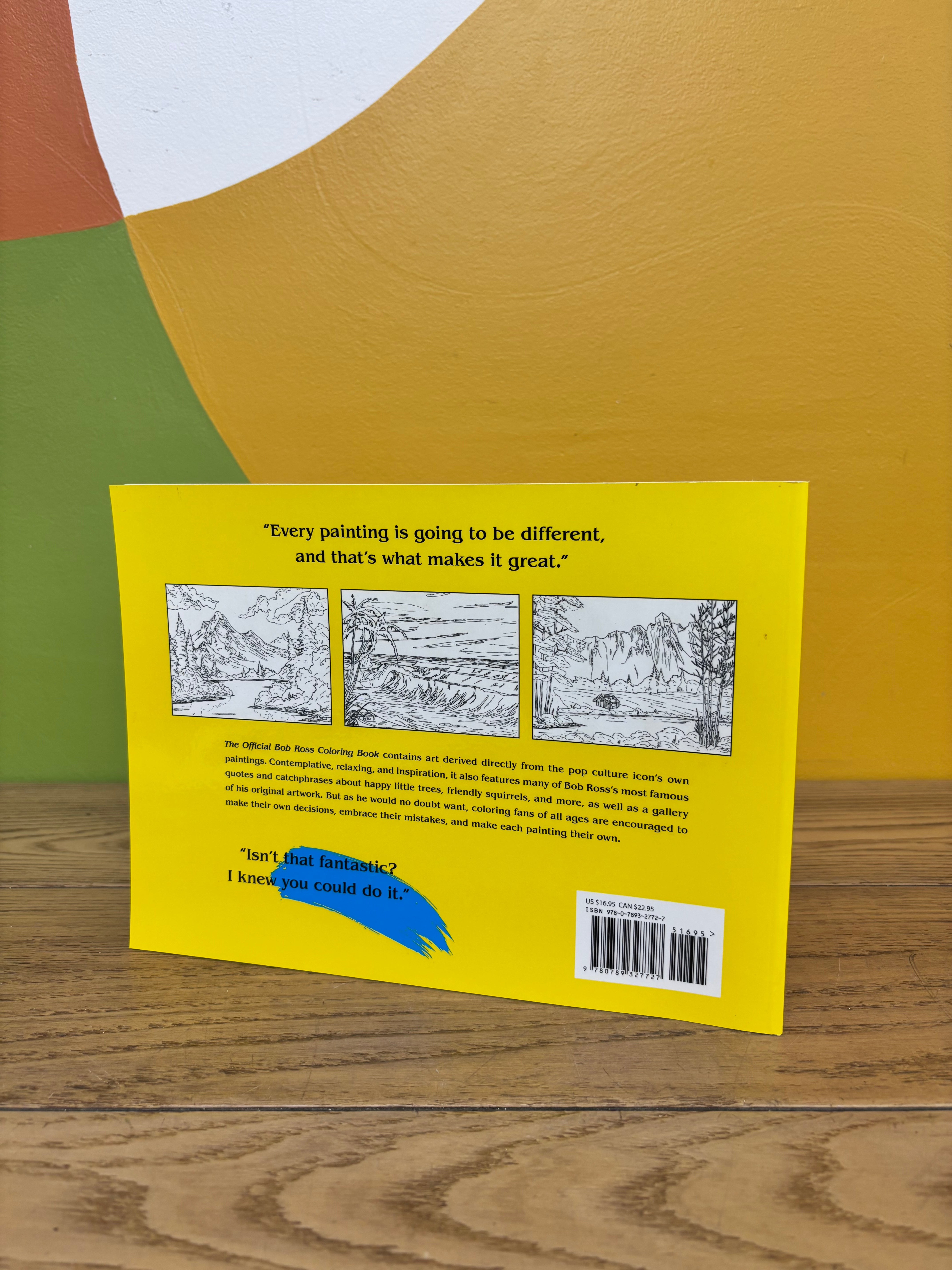 The Official Bob Ross Coloring Book