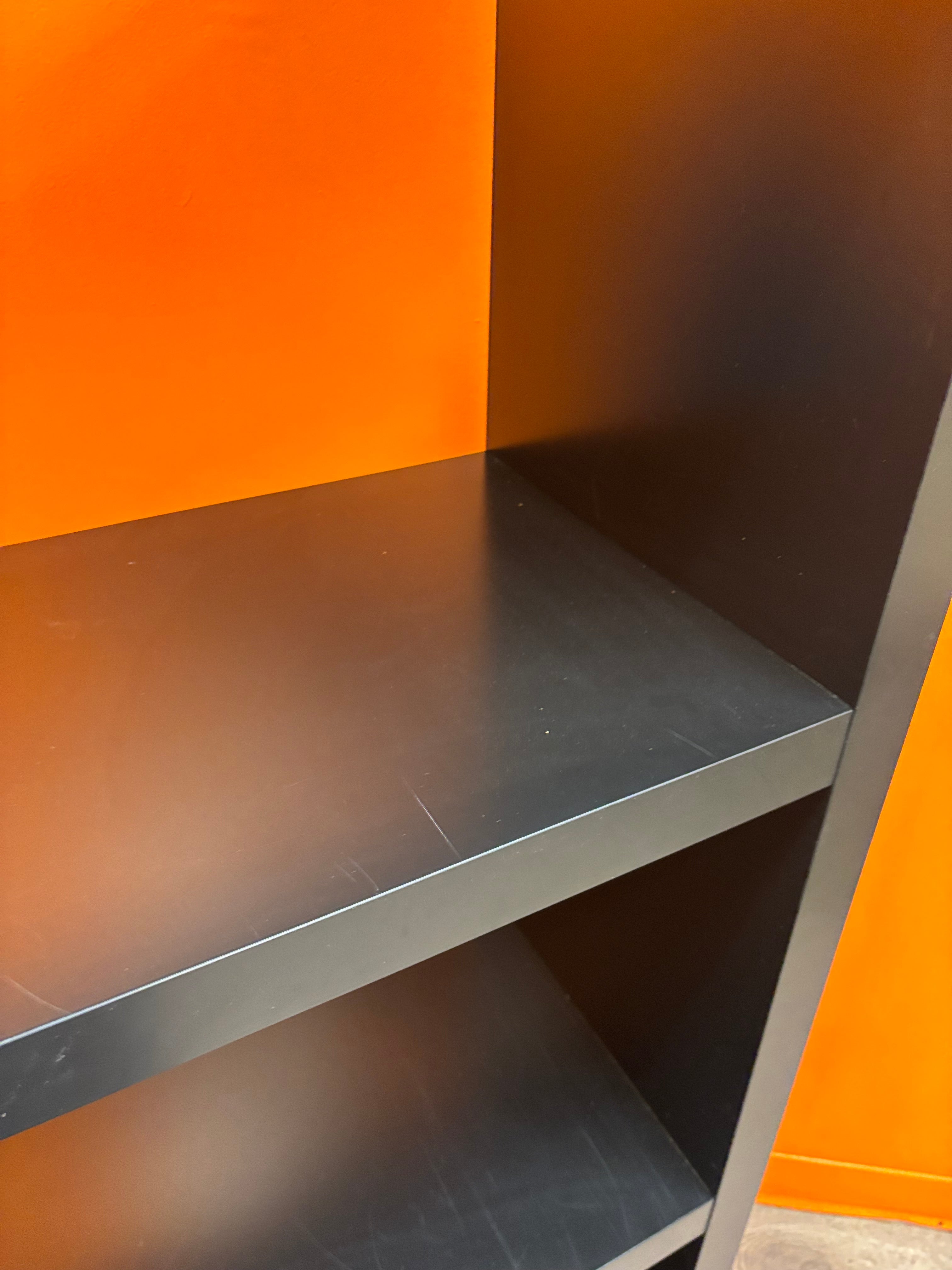 Tall Black Bookshelf
