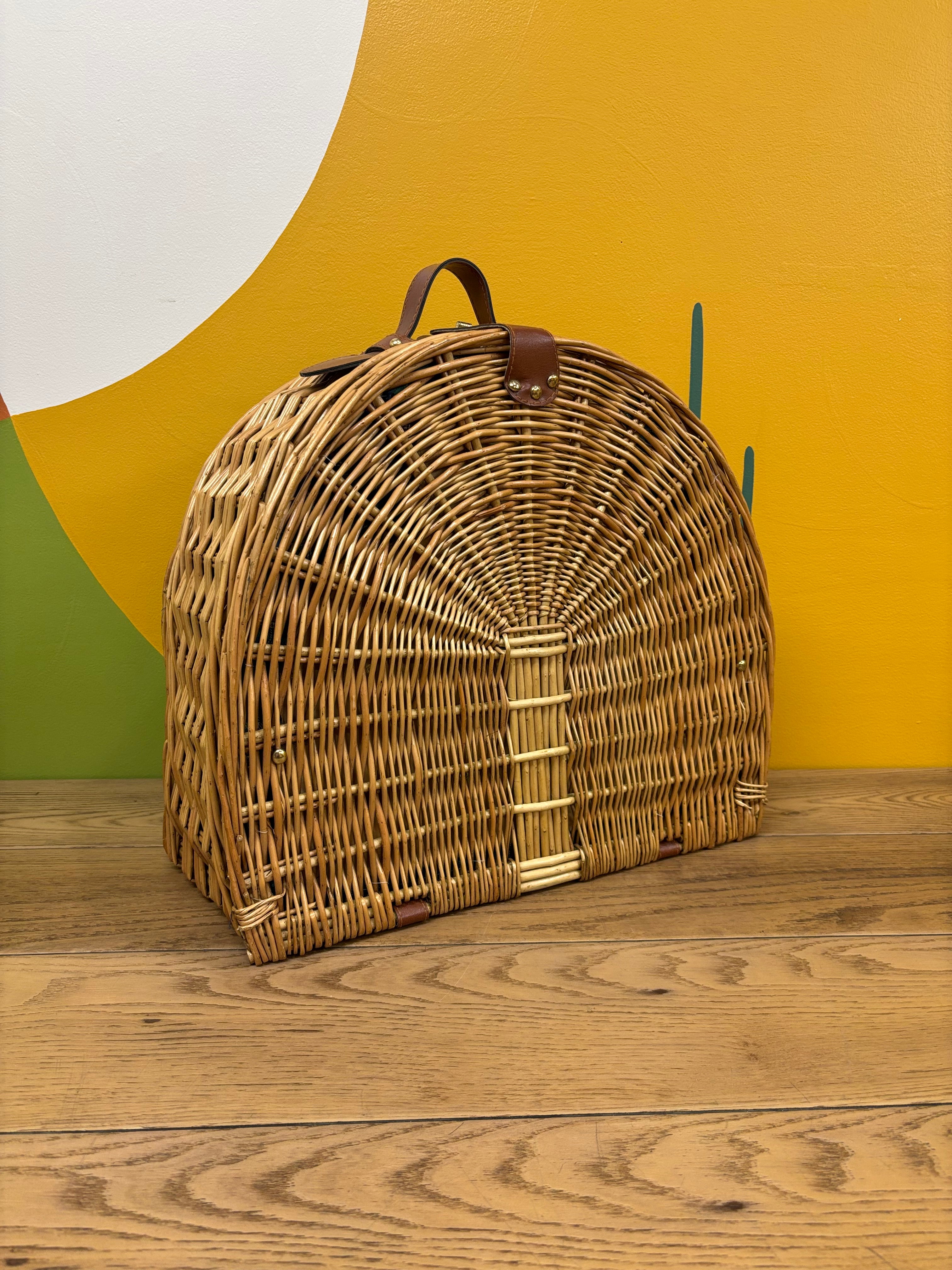 Wicker Picnic Basket Set