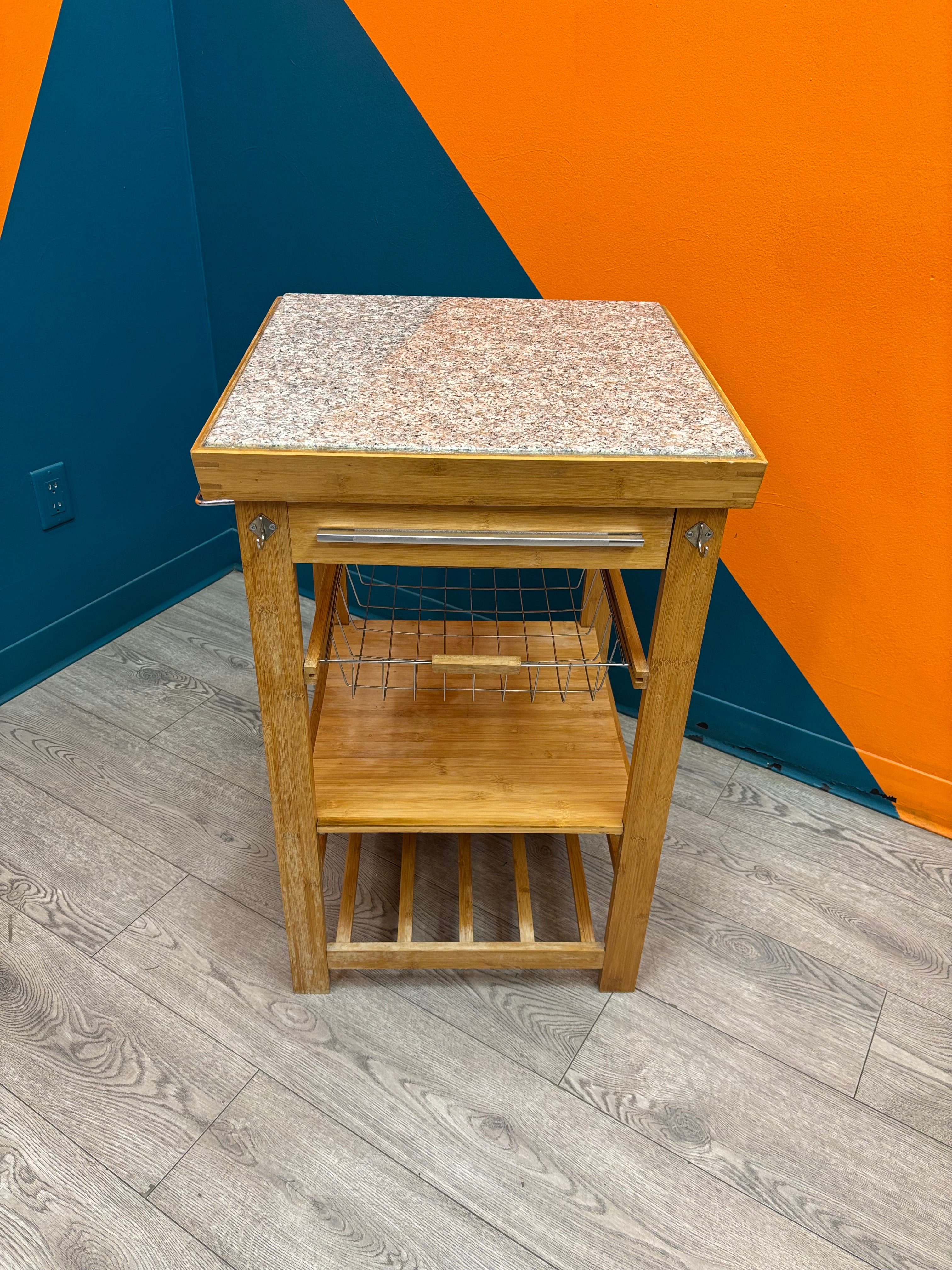 Wood Kitchen Cart